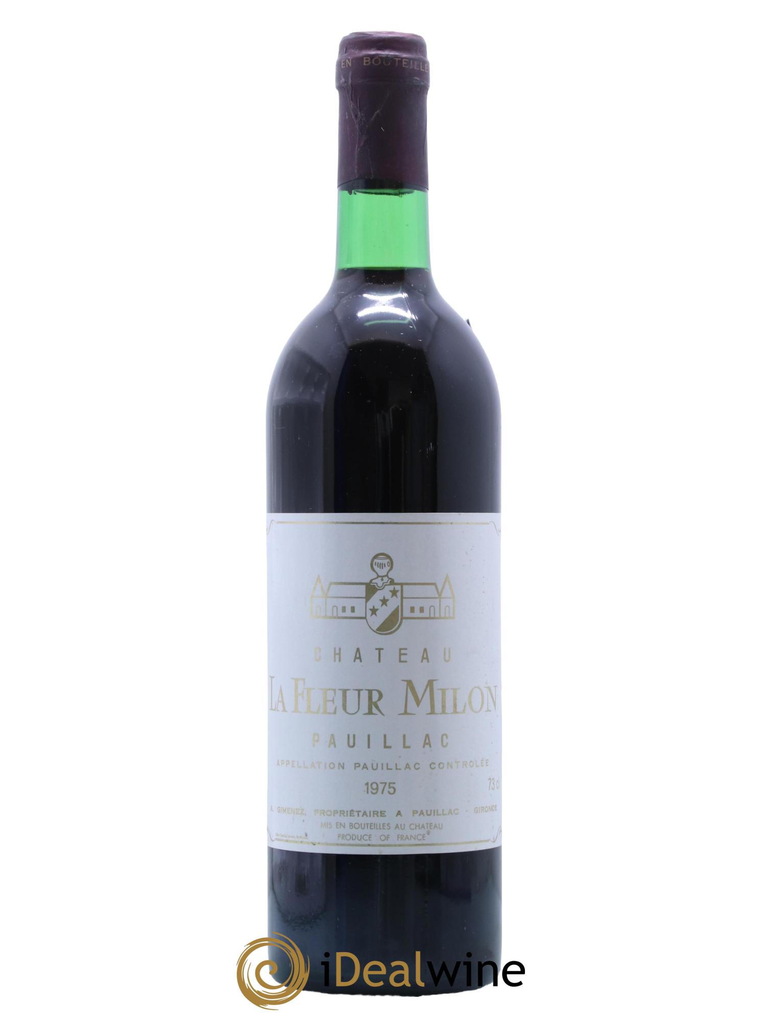 Château la Fleur Milon Cru Bourgeois 1975 - Lot de 1 bouteille - 0