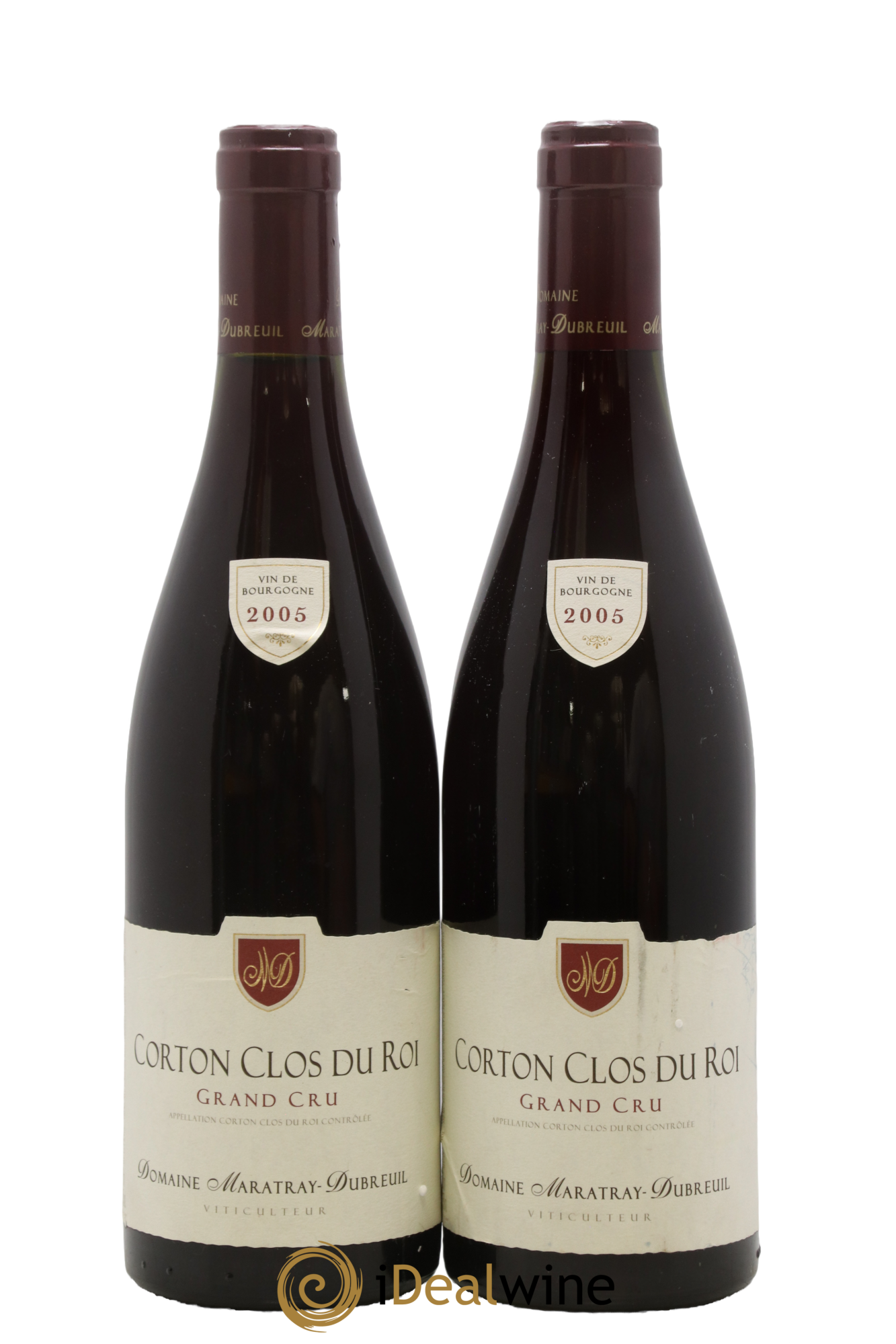 Corton Grand Cru Clos du Roi Maratray-Dubreuil 2005 - Lot de 2 bouteilles - 0