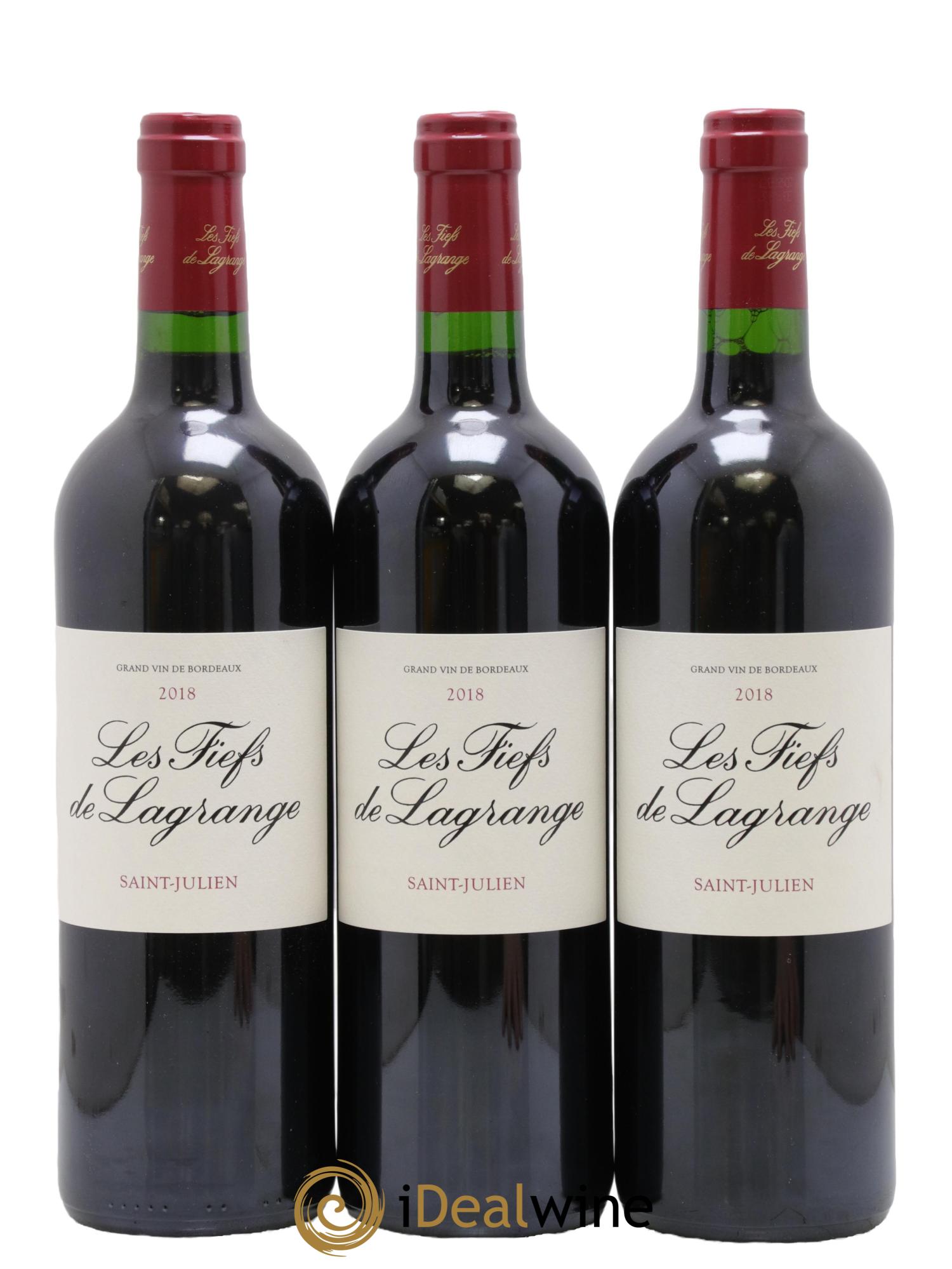 Les Fiefs de Lagrange Second Vin 2018 - Lotto di 3 bottiglie - 0