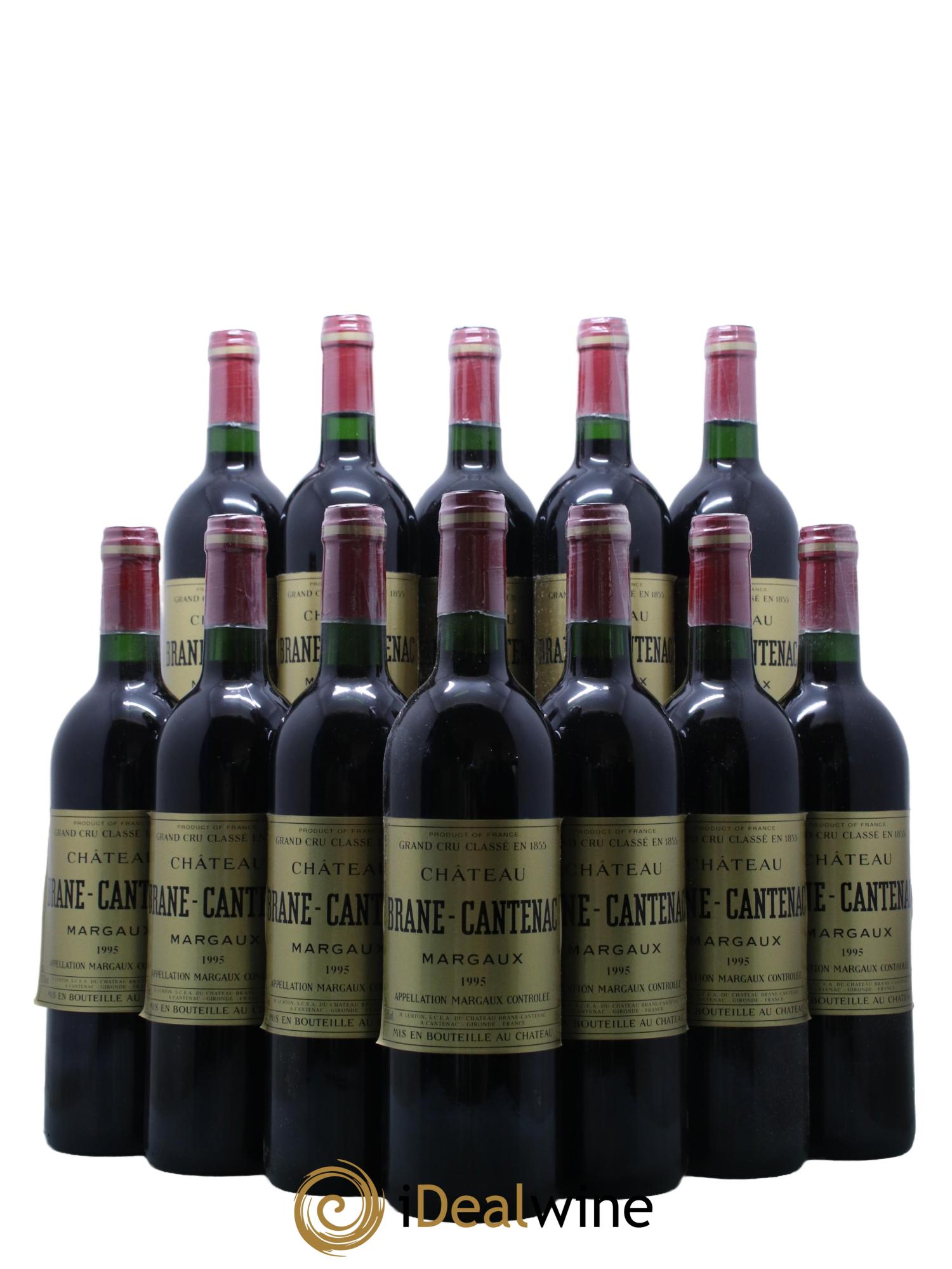 Château Brane Cantenac 2ème Grand Cru Classé 1995 - Lot de 12 bouteilles - 0