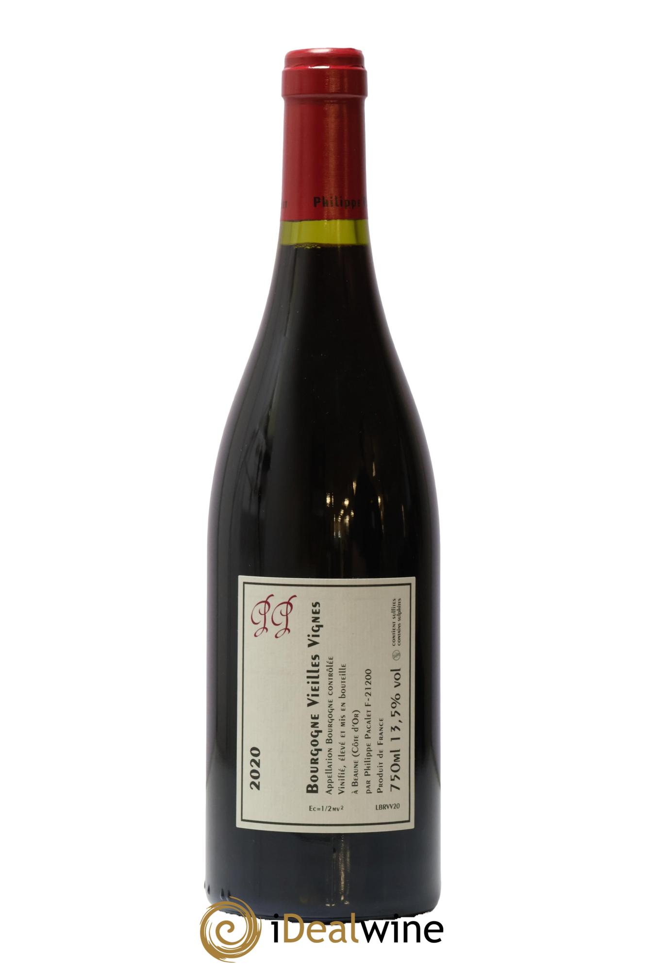 Bourgogne Pinot Noir Vieilles Vignes Philippe Pacalet 2020 - Lot de 1 bouteille - 1