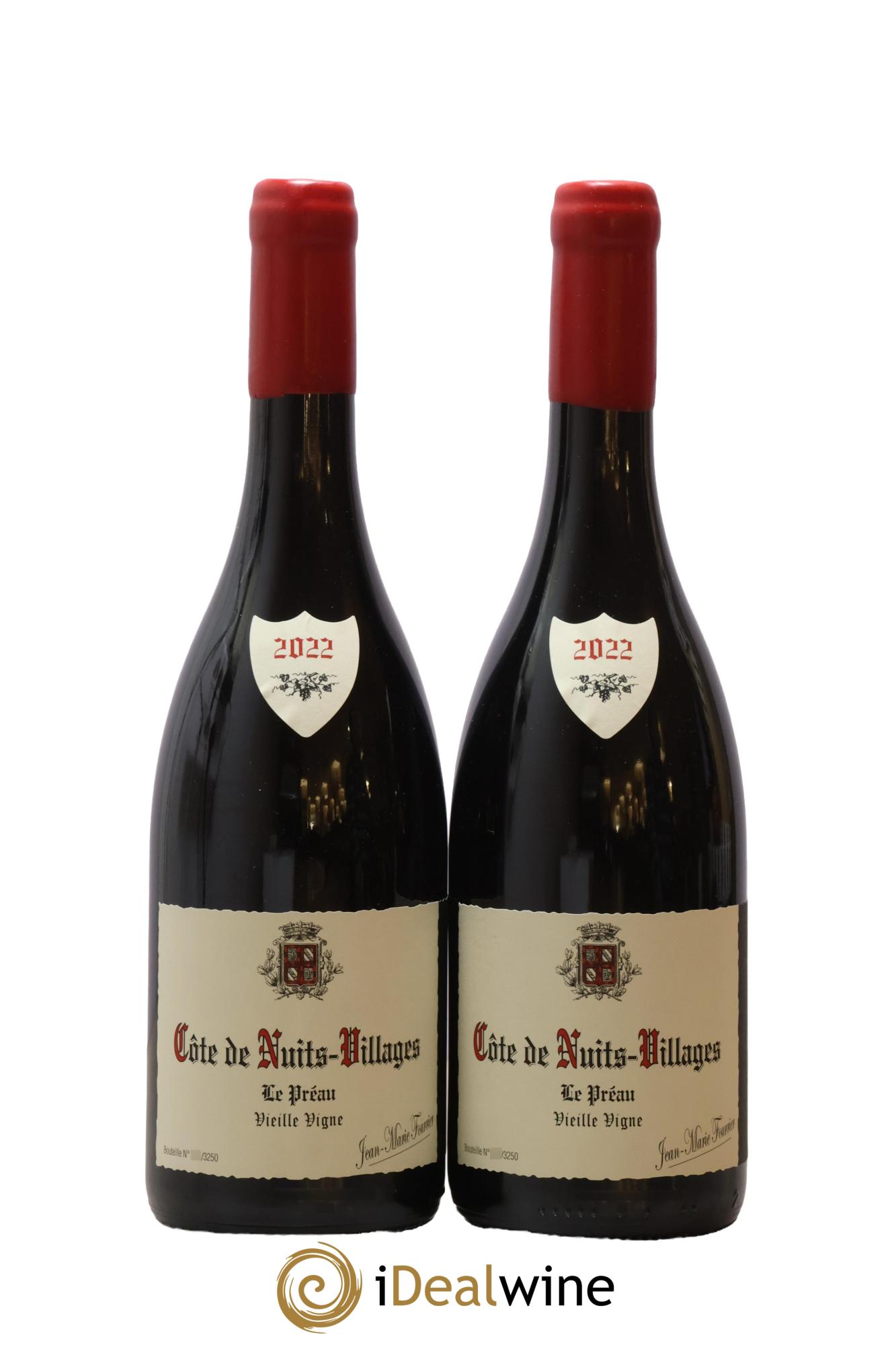 Côte de Nuits-Villages Le Préau Vieille Vigne Fourrier (Domaine) 2022 - Lotto di 2 bottiglie - 0