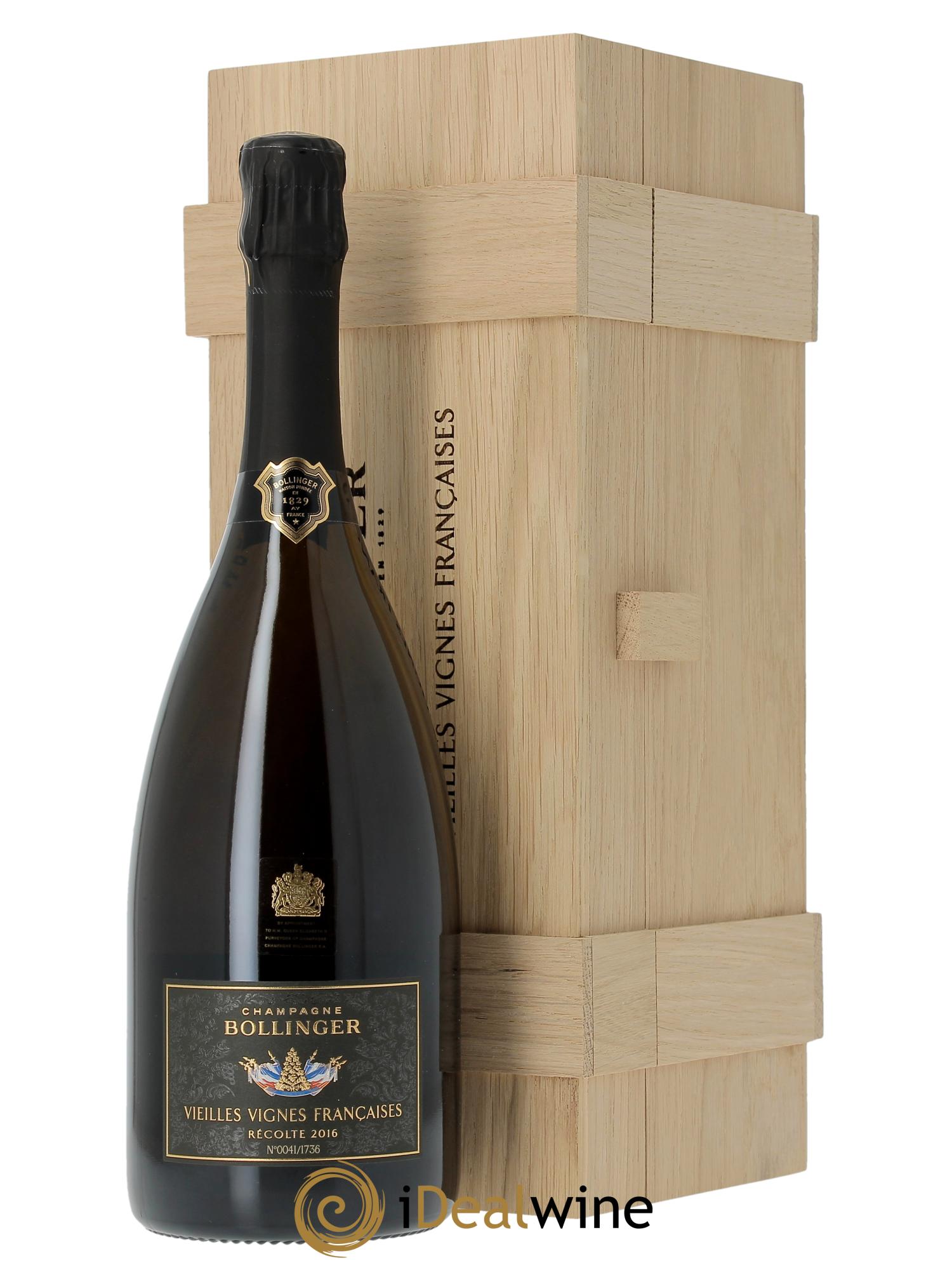 Brut Vieilles Vignes Françaises Bollinger 2016 - Lot de 1 bouteille - 0