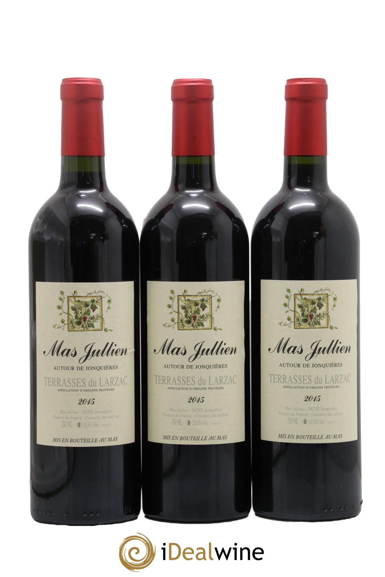 Coteaux du Languedoc - Terrasses du Larzac Mas Jullien Autour de Jonquières Olivier Jullien 2015 - Lotto di 3 bottiglie - 0