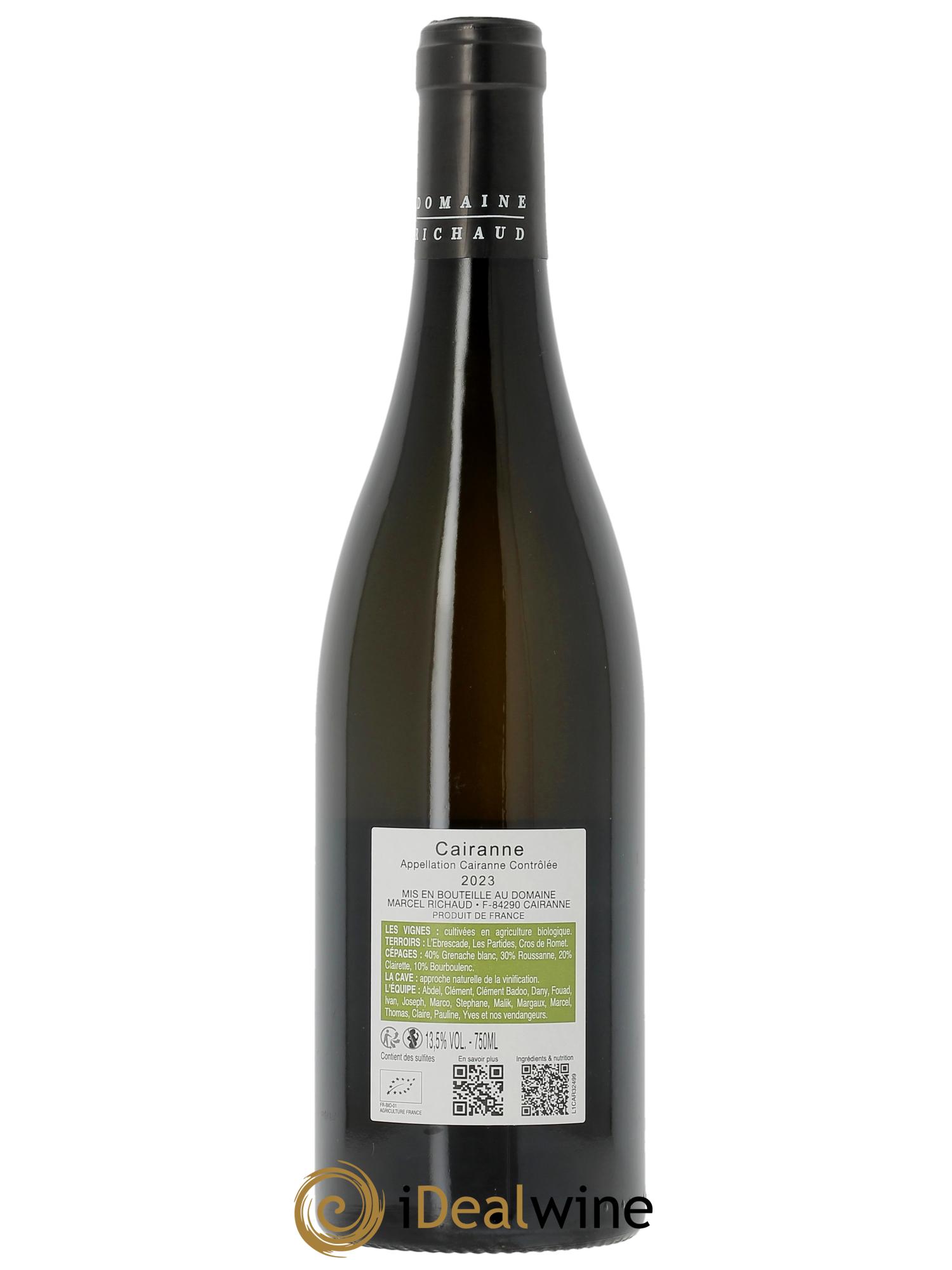 Cairanne Marcel Richaud 2023 - Lot de 1 bouteille - 1