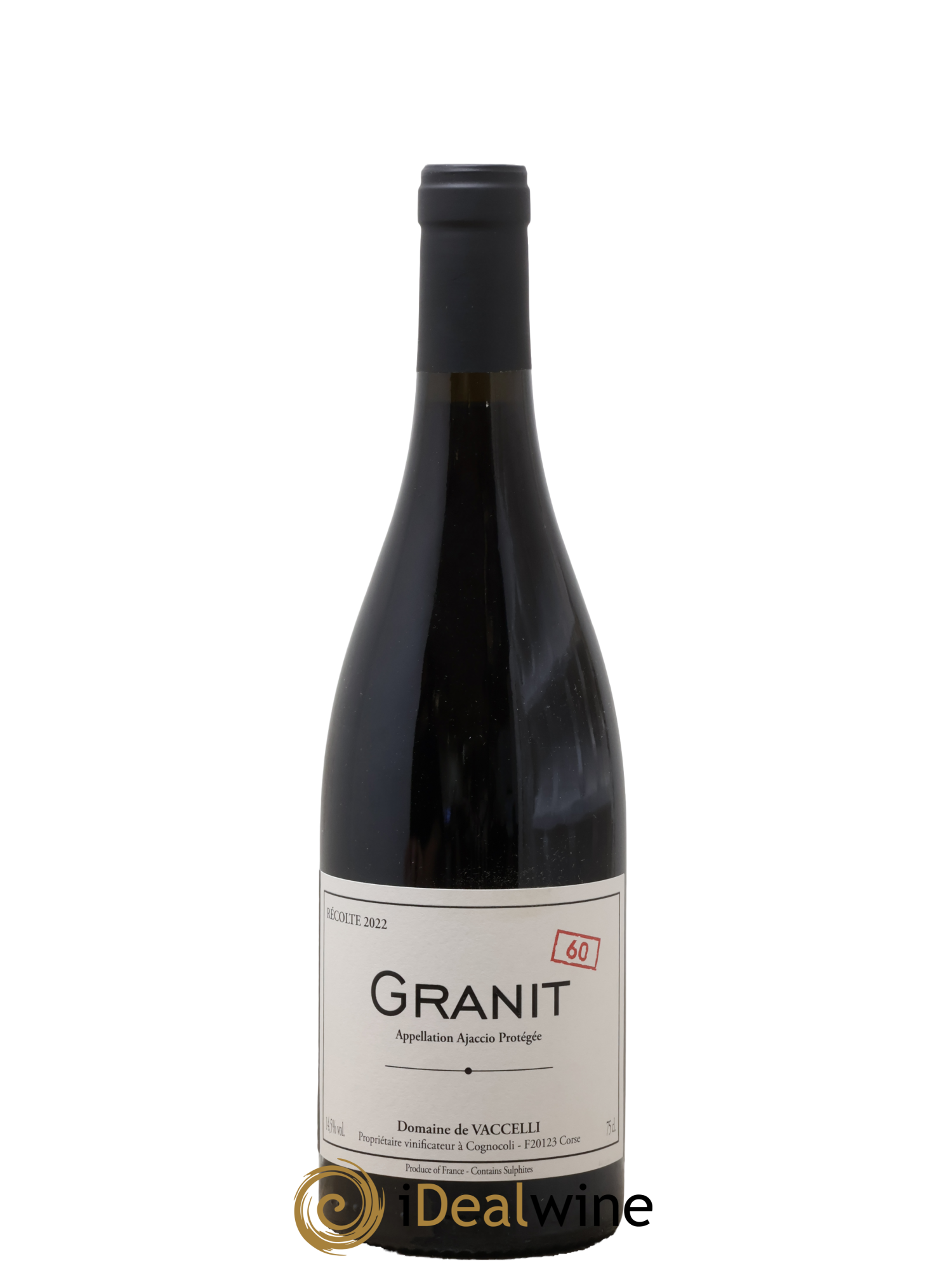 Ajaccio Granit 60 Vaccelli 2022 - Lot of 1 bottle - 0
