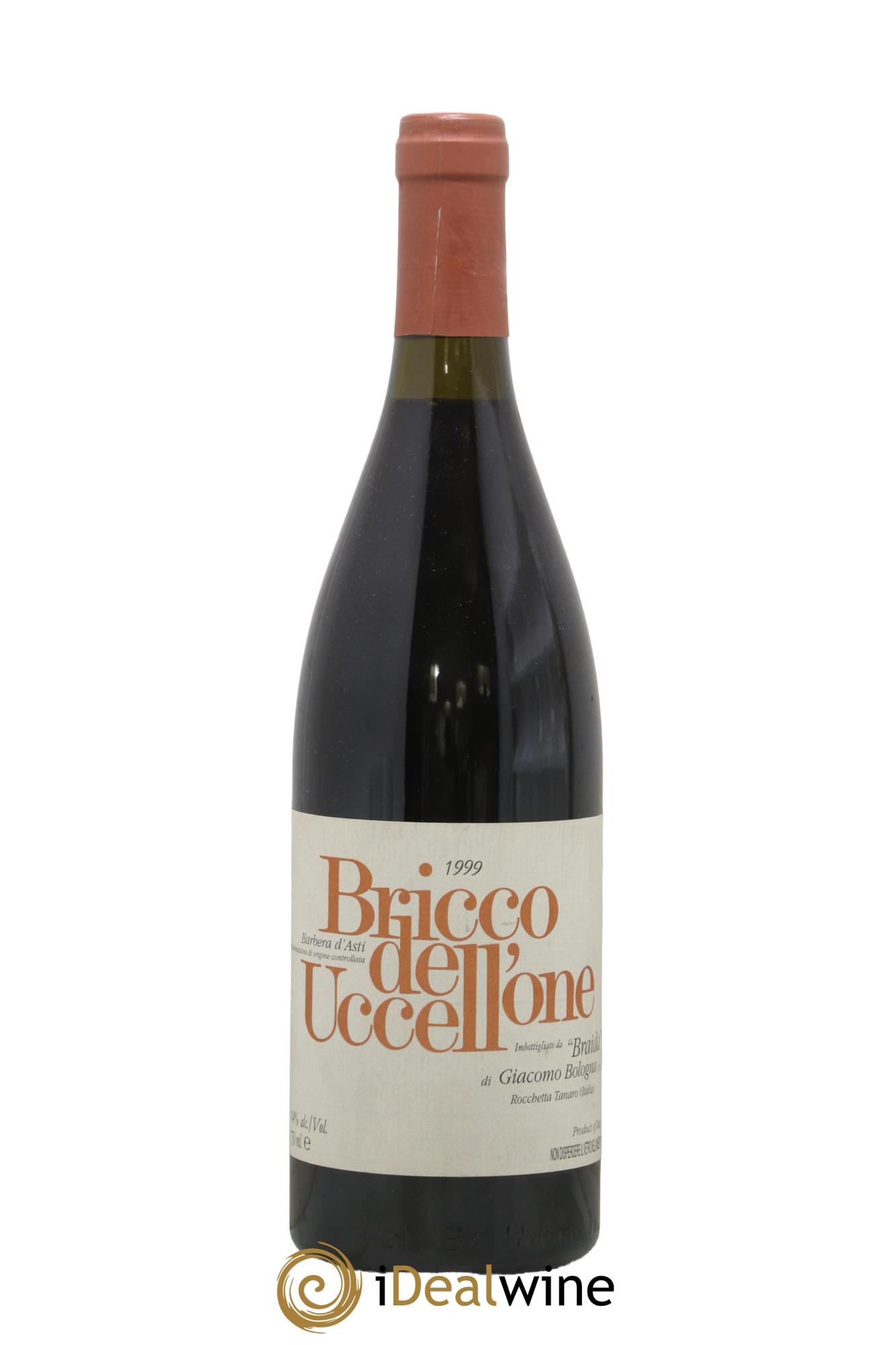 Italie Barbera d'Asti Bricco dell Uccellone Braida 1999 - Lot de 1 bouteille - 0