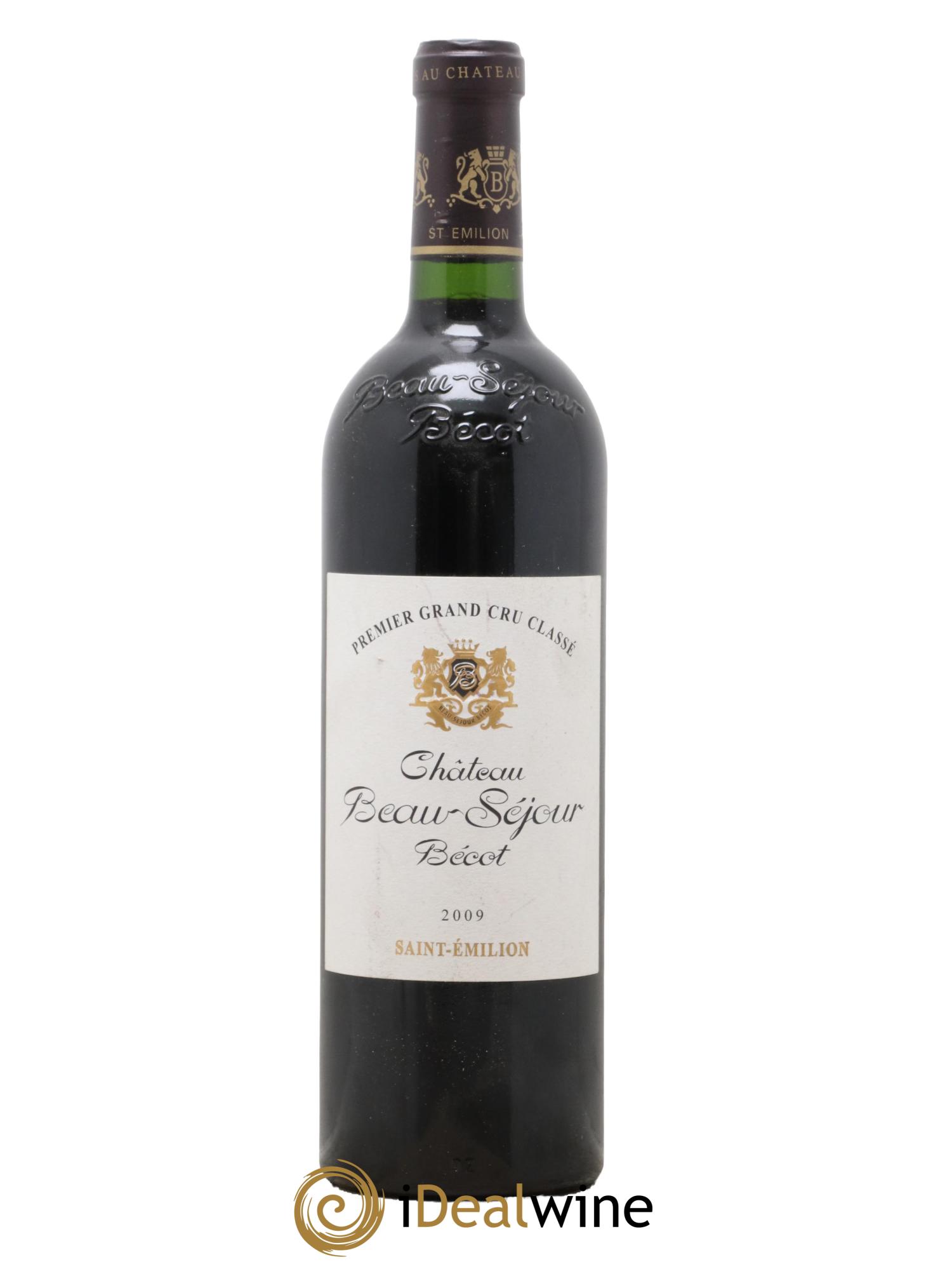 Château Beau-Séjour Bécot 1er Grand Cru Classé B 2009 - Lot de 1 bouteille - 0