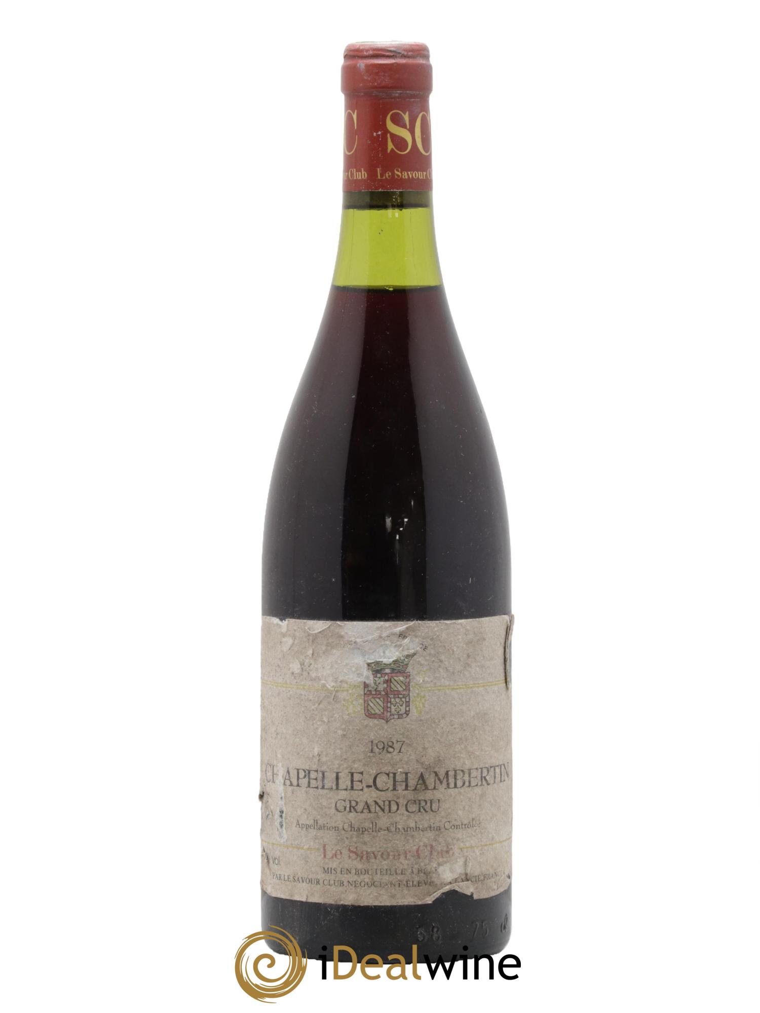Chapelle-Chambertin Grand Cru Savour Club 1987 - Lot de 1 bouteille - 0