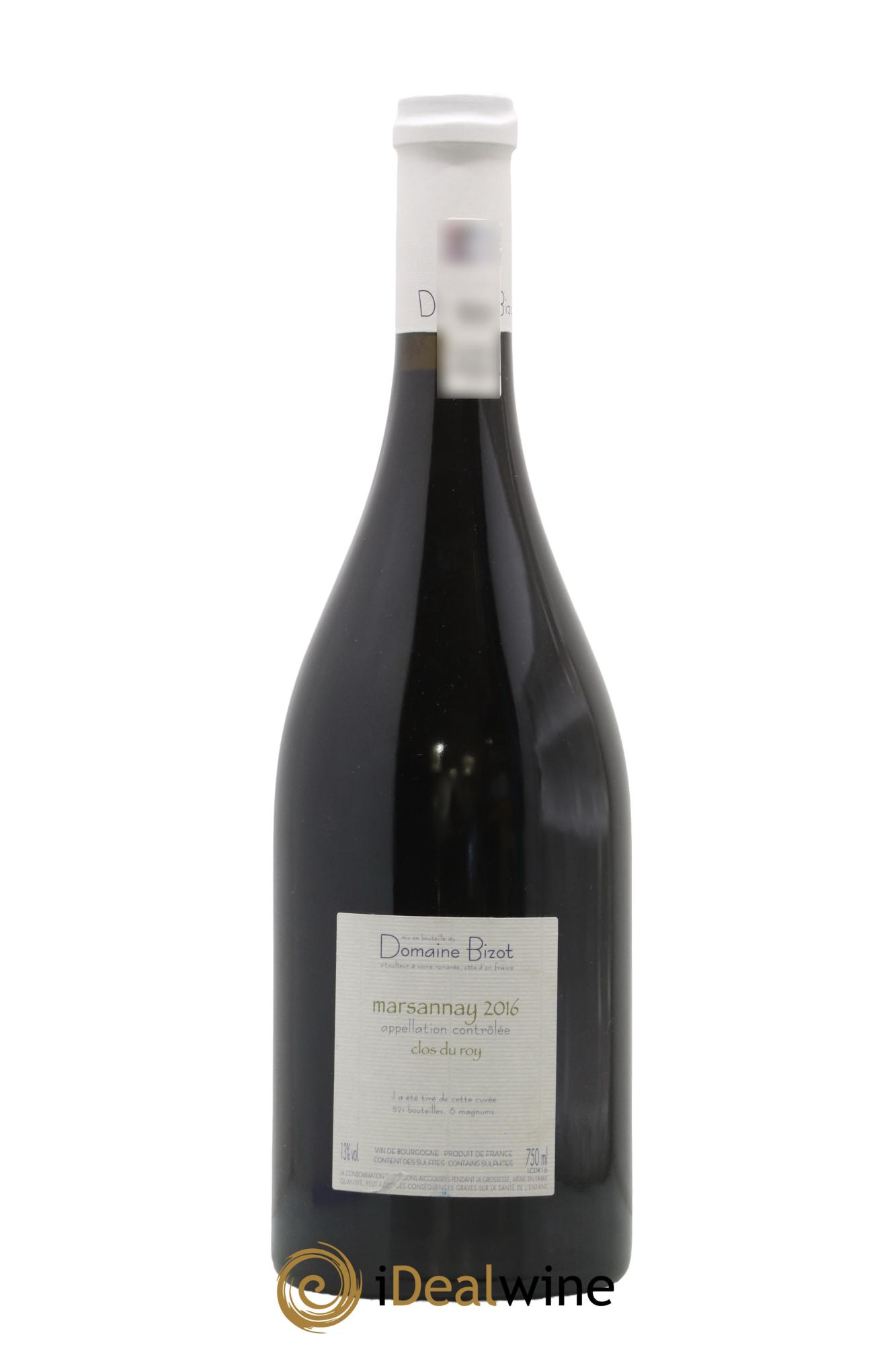 Marsannay Clos du Roy Bizot (Domaine) 2016 - Lotto di 1 bottiglia - 1