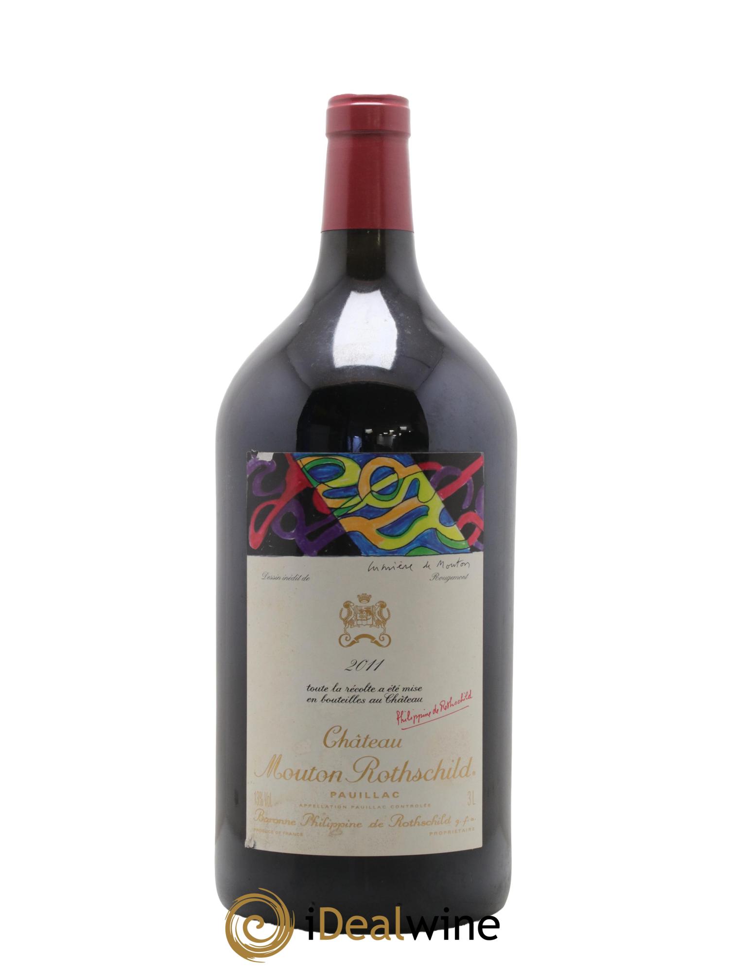 Château Mouton Rothschild 1er Grand Cru Classé 2011 - Lot de 1 double magnum - 0