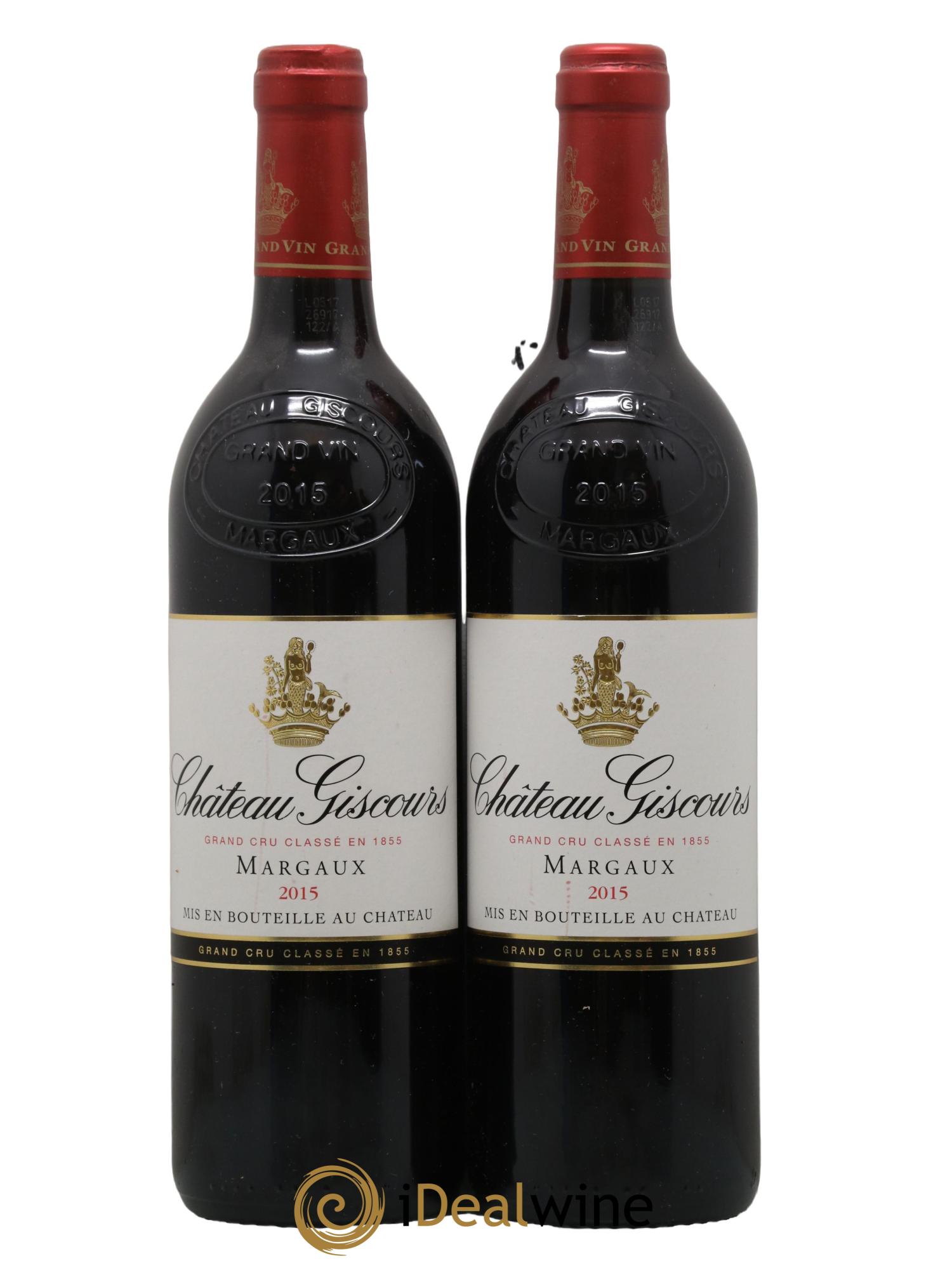 Château Giscours 3ème Grand Cru Classé 2015 - Lot de 2 bouteilles - 0