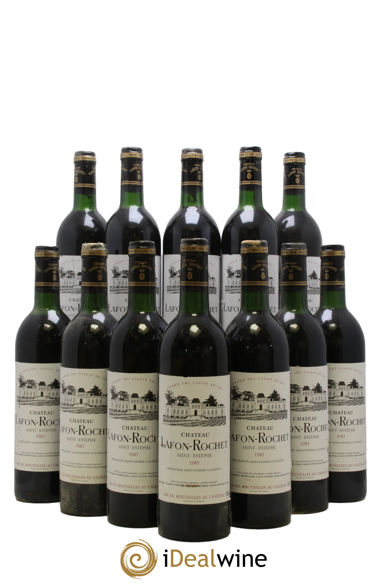 Château Lafon Rochet 4ème Grand Cru Classé 1985 - Lot de 12 bouteilles - 0