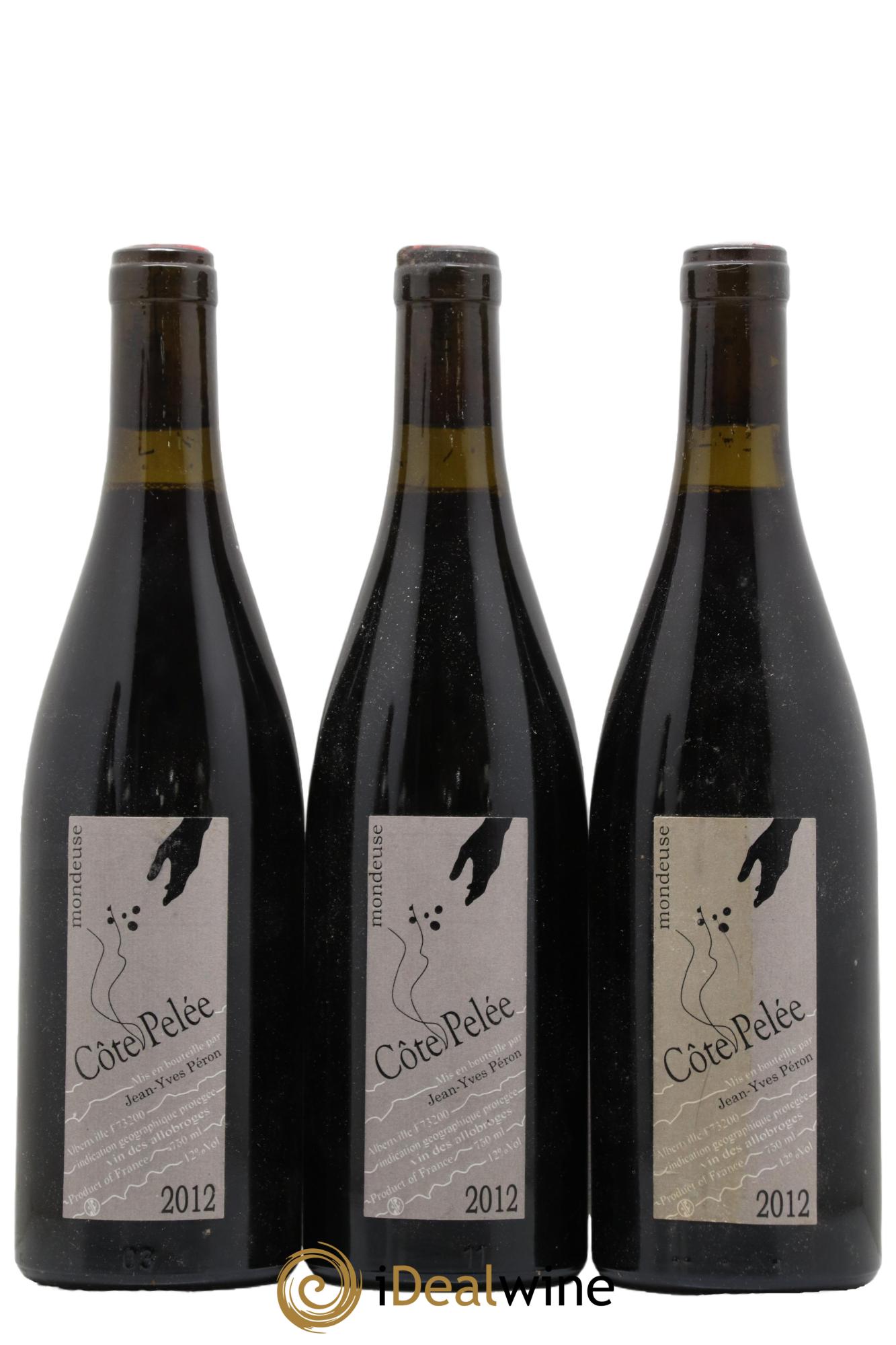 Vin des Allobroges Mondeuse Côte Pelée Jean-Yves Péron 2012 - Lot de 3 bouteilles - 0