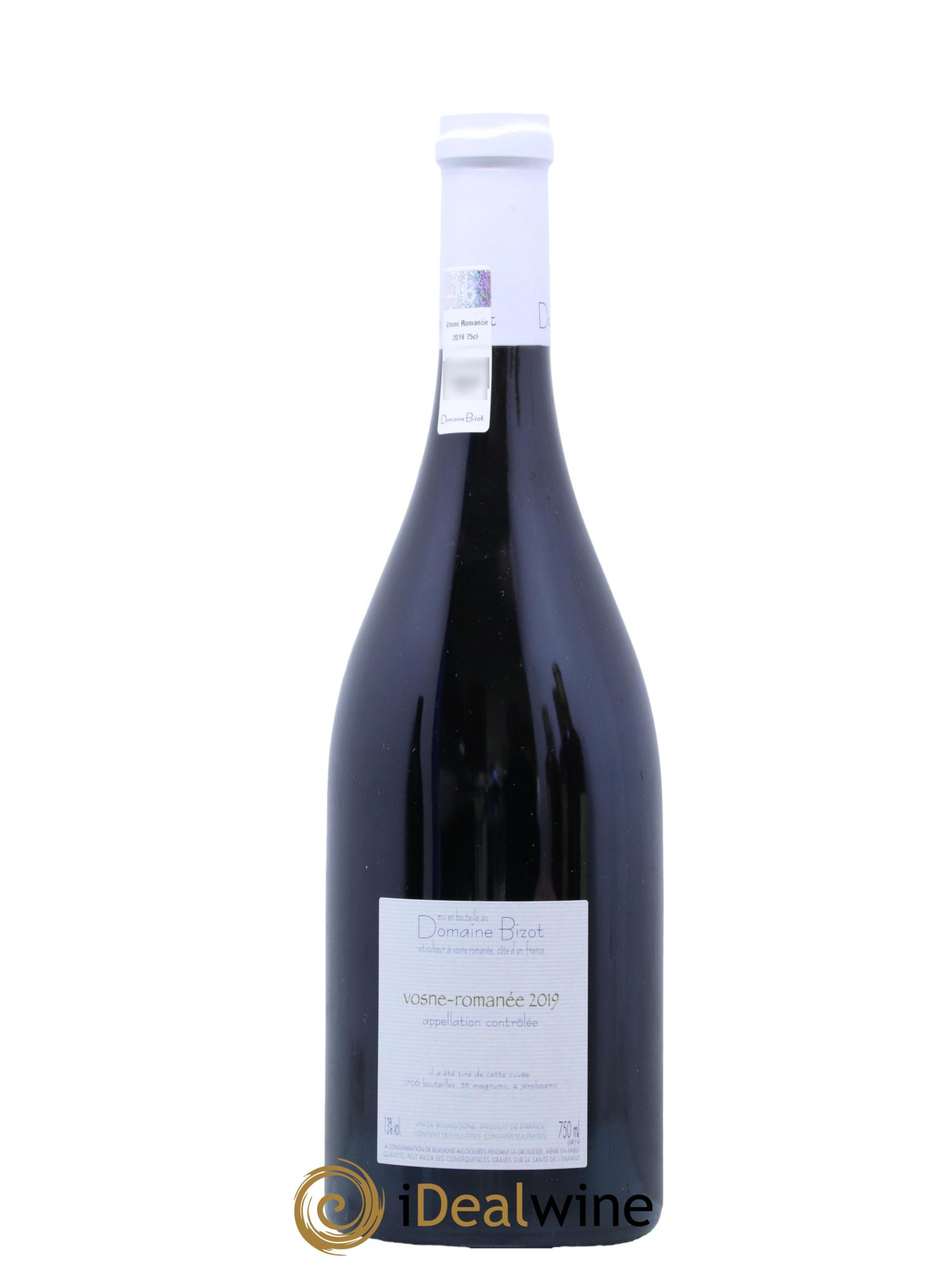 Vosne-Romanée Bizot (Domaine)  2019 - Lot of 1 bottle - 1