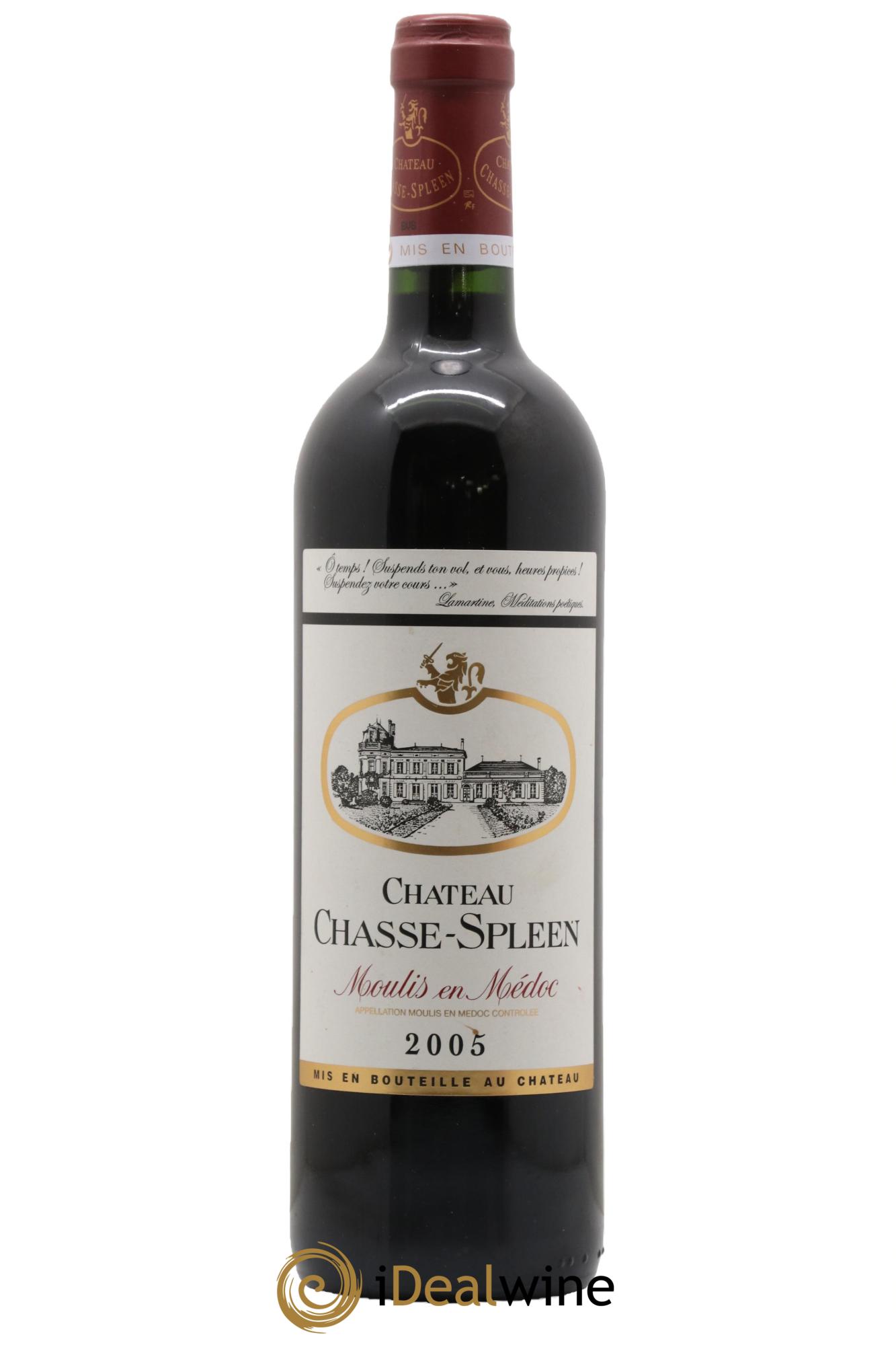 Château Chasse Spleen 2005 - Lot de 1 bouteille - 0