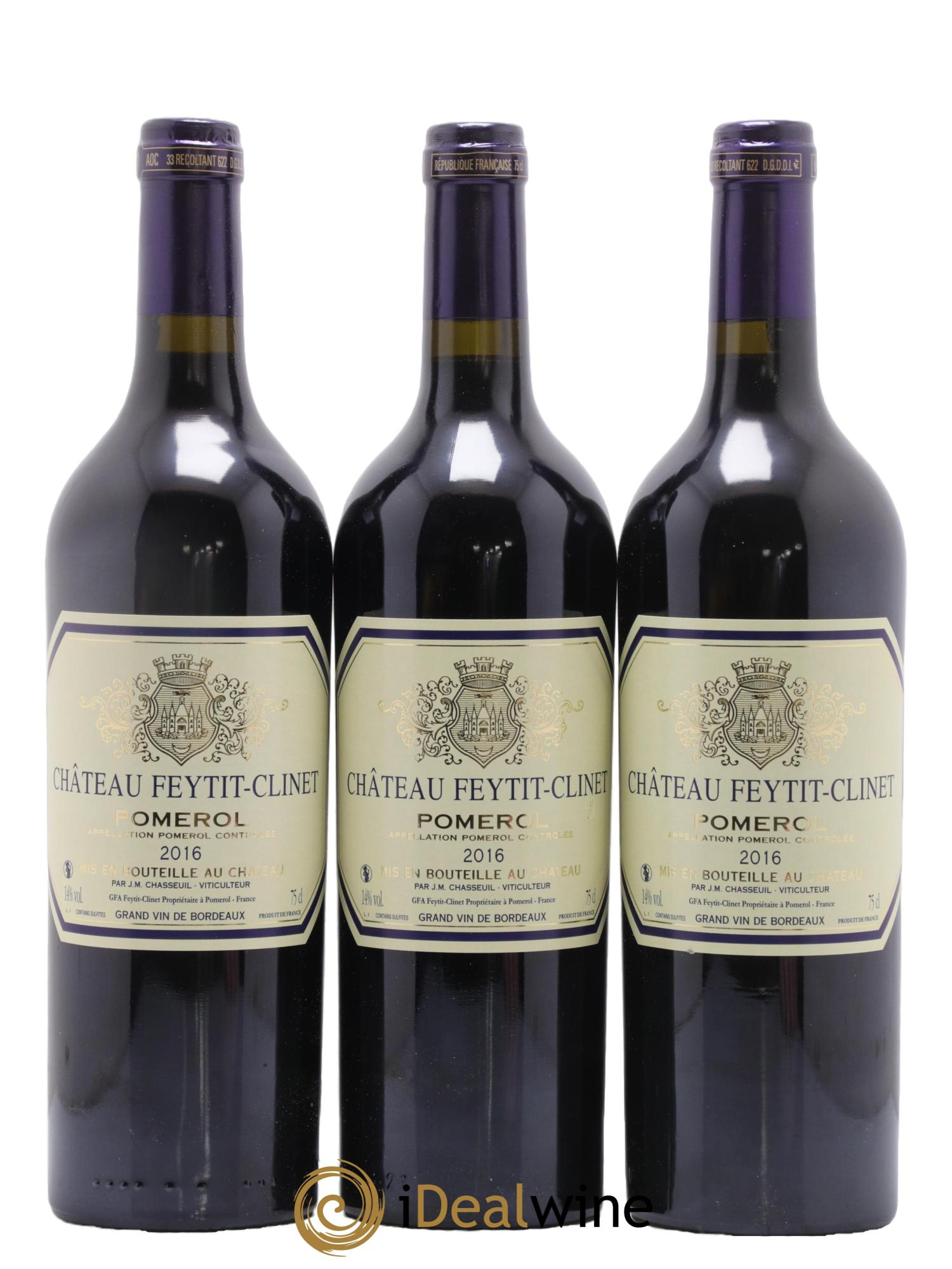 Château Feytit-Clinet 2016 - Lot de 6 bouteilles - 2