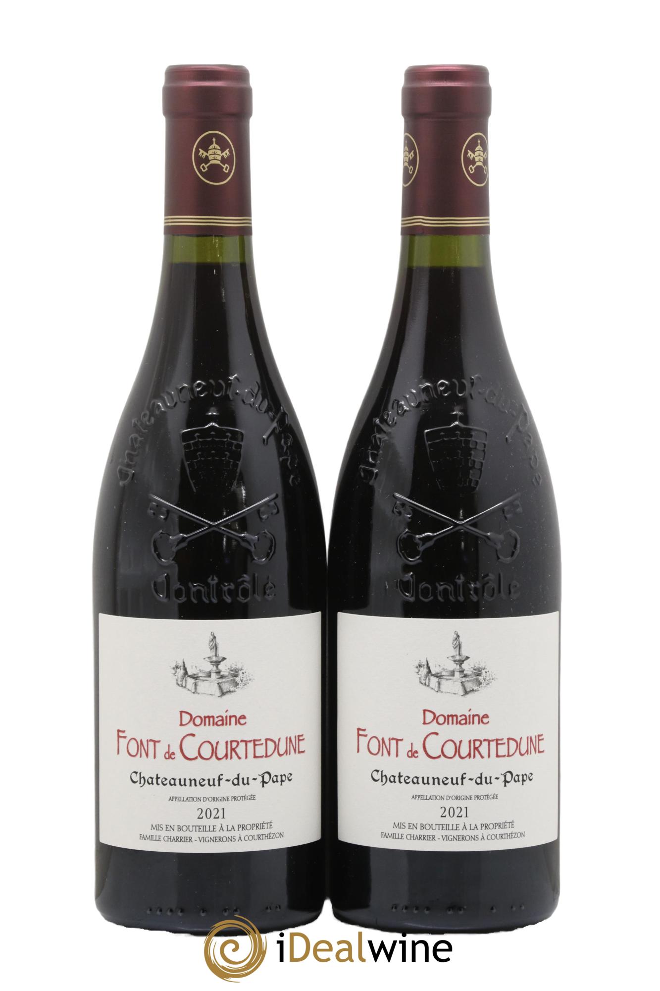 Châteauneuf-du-Pape Font de Courtedune 2021 - Lot de 2 bouteilles - 0