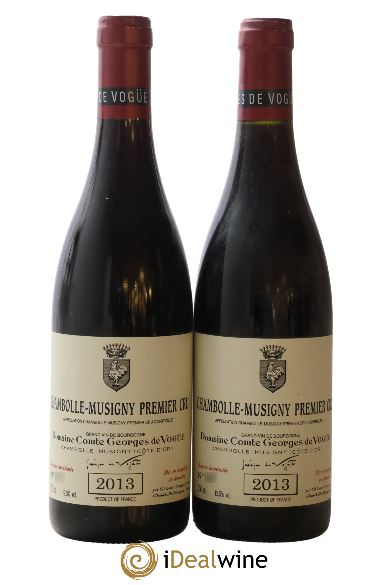 Chambolle-Musigny 1er Cru Comte Georges de Vogüé 2013 - Lot de 2 bouteilles - 0