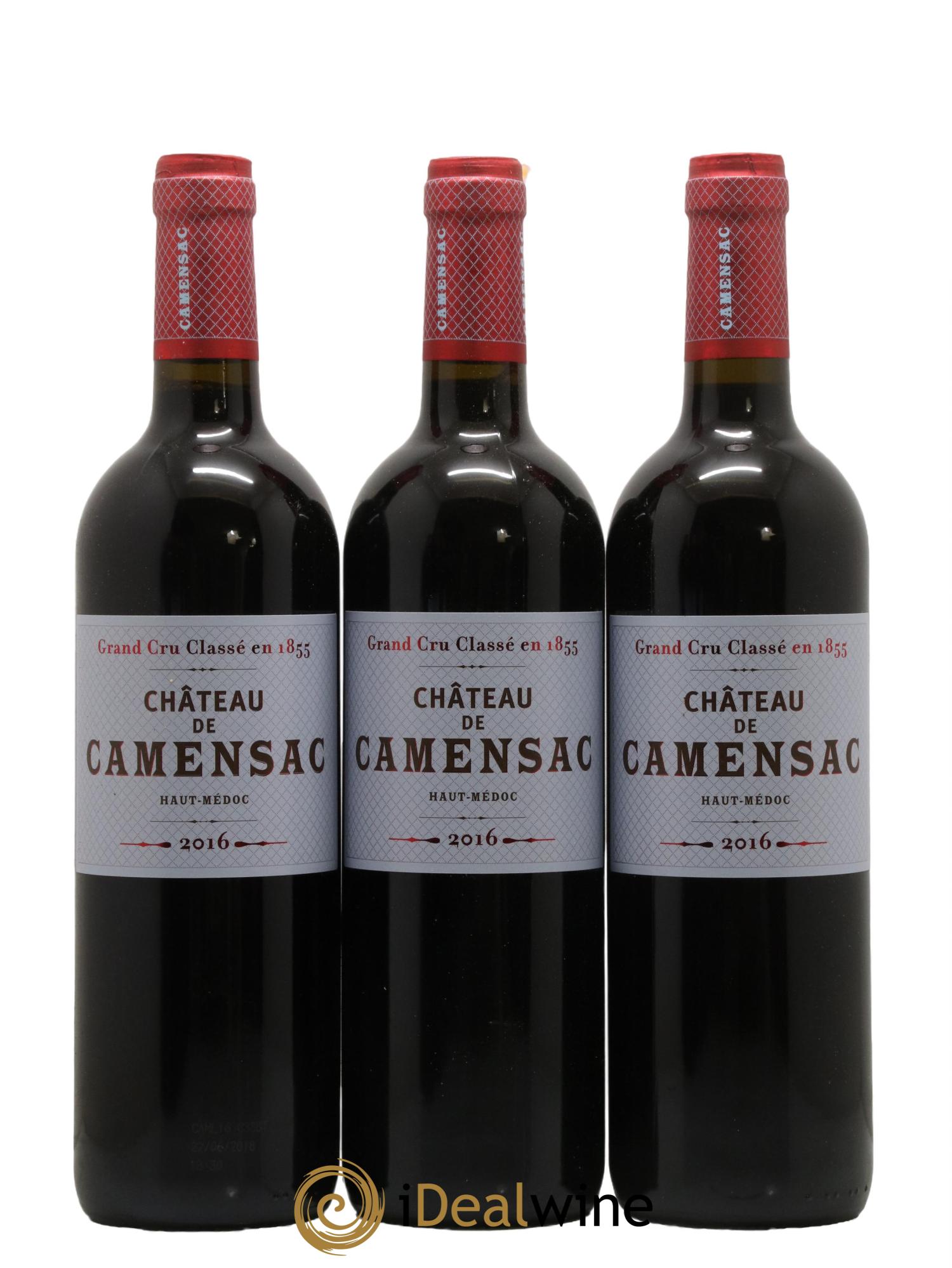 Château Camensac 5ème Grand Cru Classé 2016 - Lot de 6 bouteilles - 1