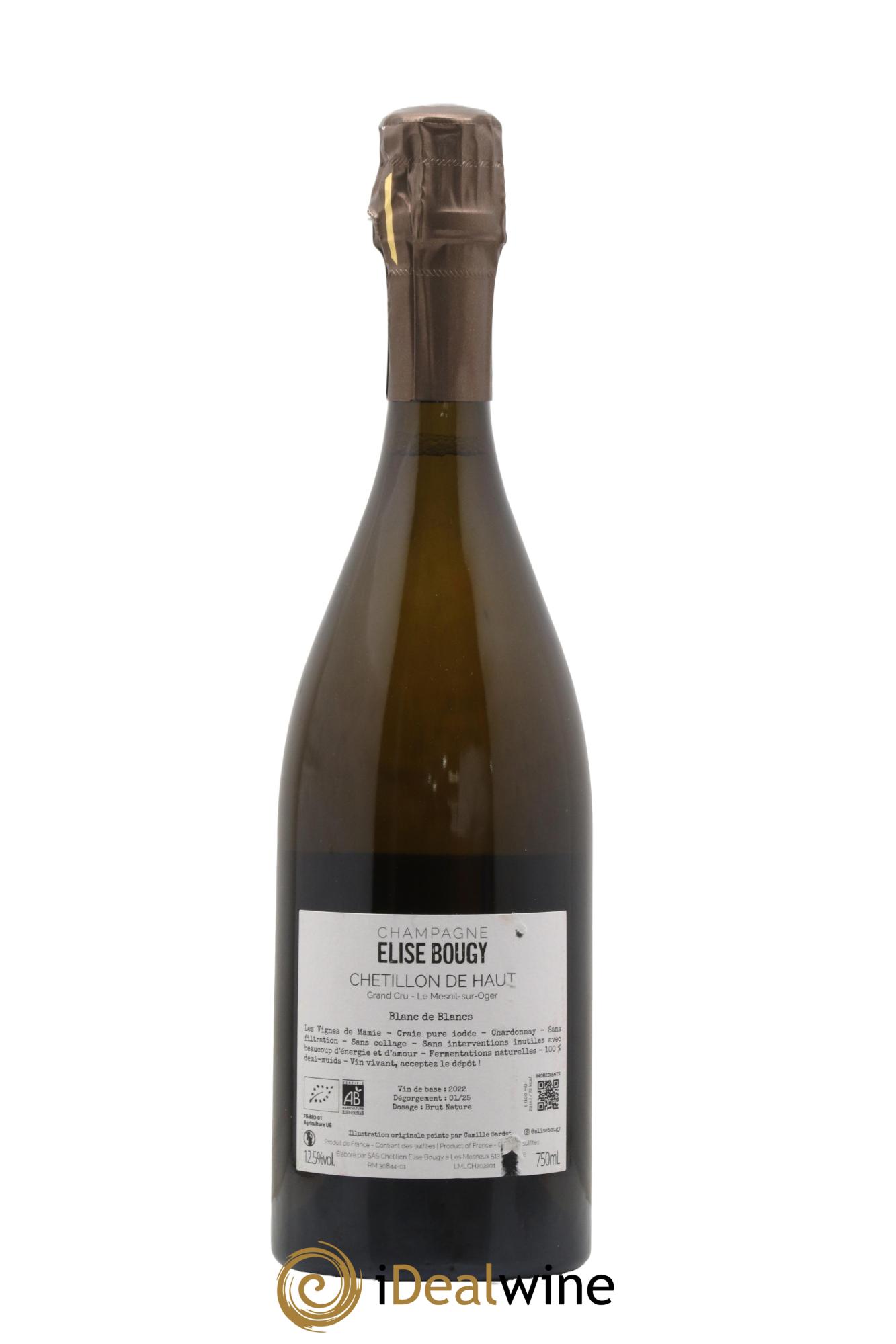 Chétillon de Haut Le Mesnil sur Oger Elise Bougy - Lot of 1 bottle - 1