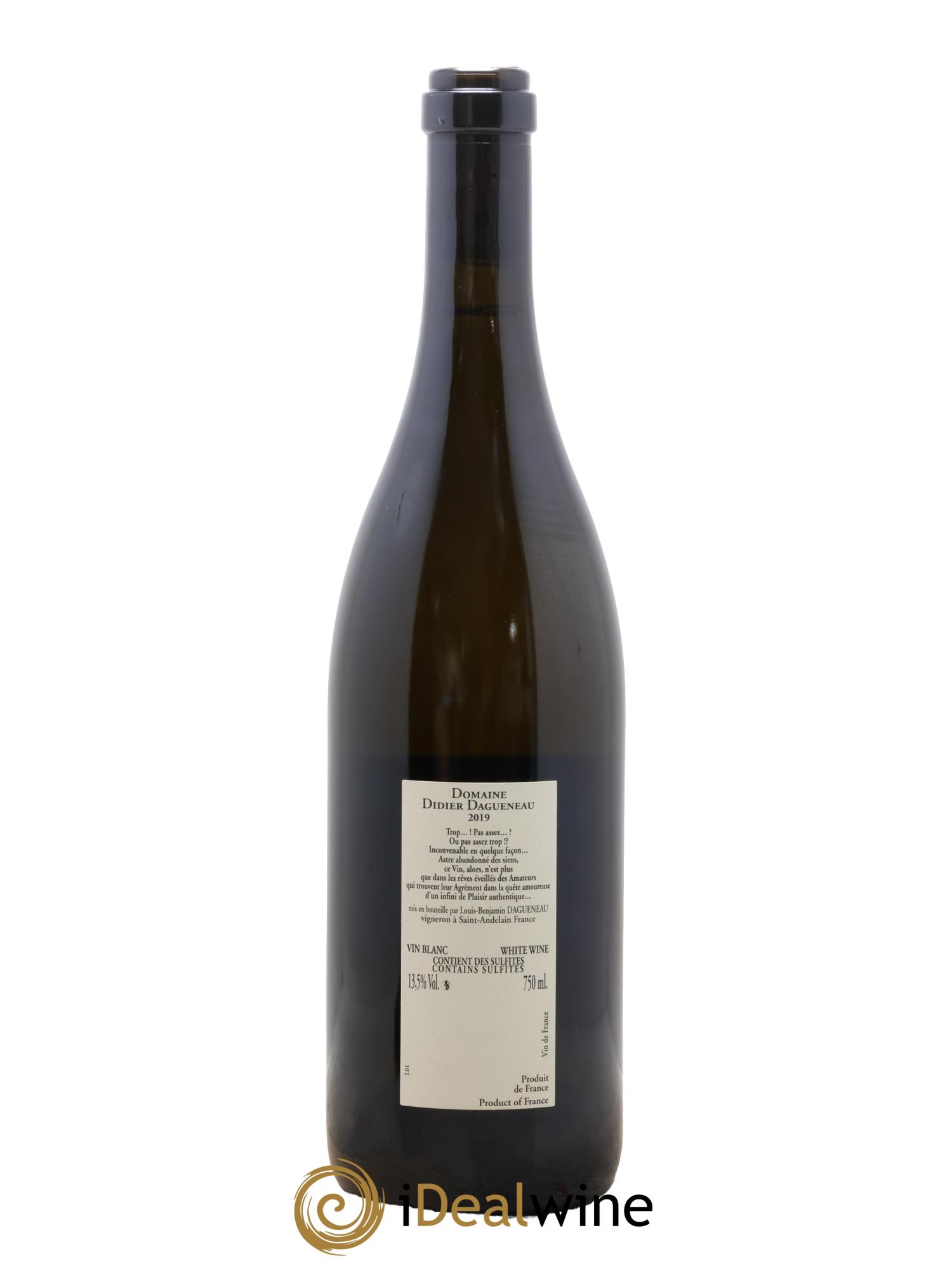 Pouilly-Fumé Buisson Renard Dagueneau (Domaine Didier - Louis-Benjamin) 2019 - Lot of 1 bottle - 1