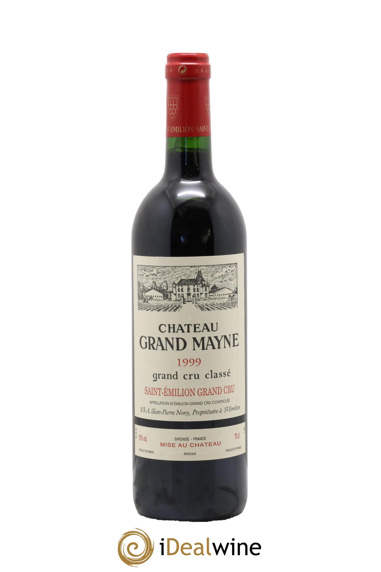 Château Grand Mayne Grand Cru Classé 1999 - Posten von 1 Flasche - 0