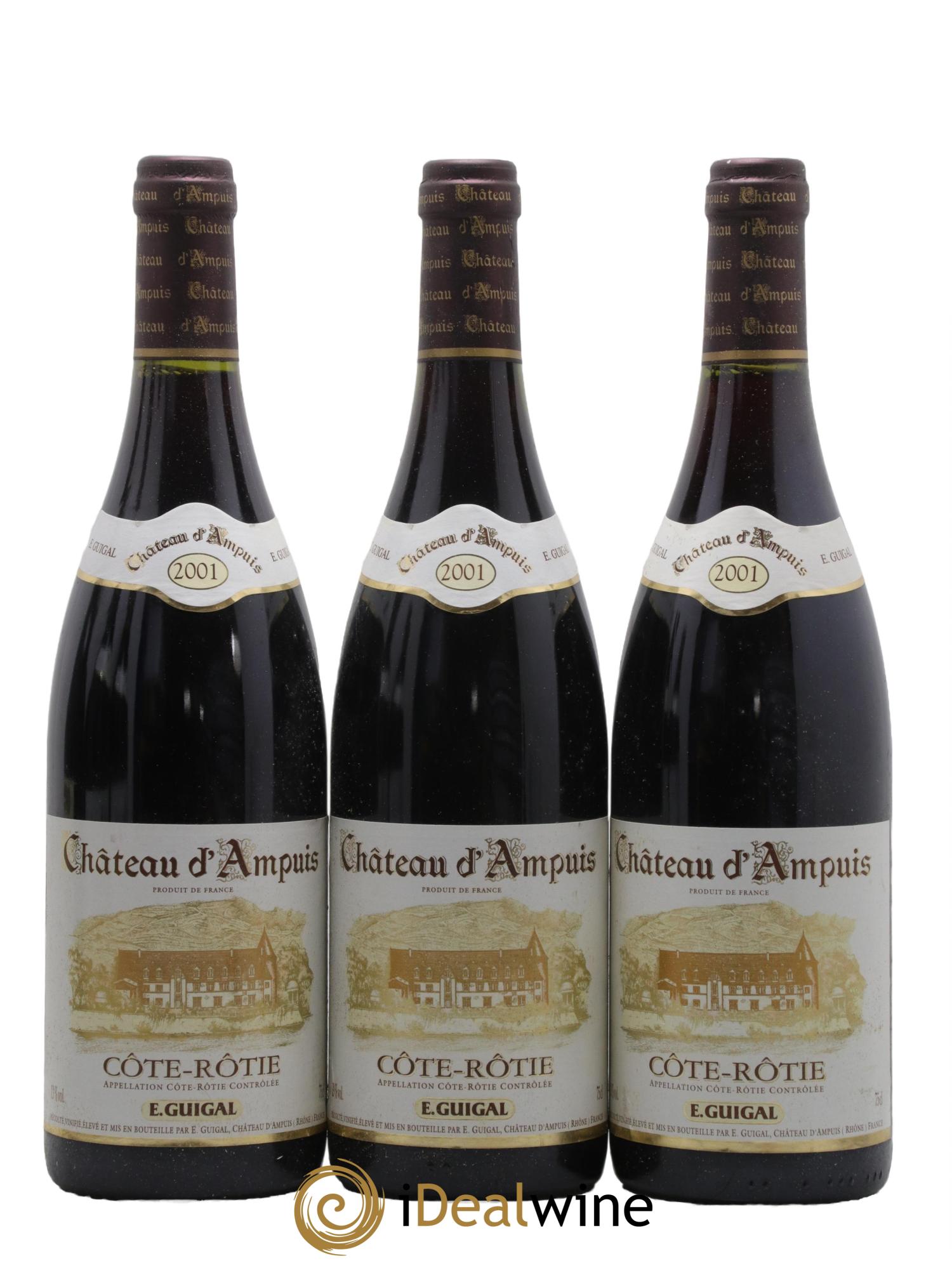 Côte-Rôtie Château d'Ampuis Guigal 2001 - Lot of 6 bottles - 2