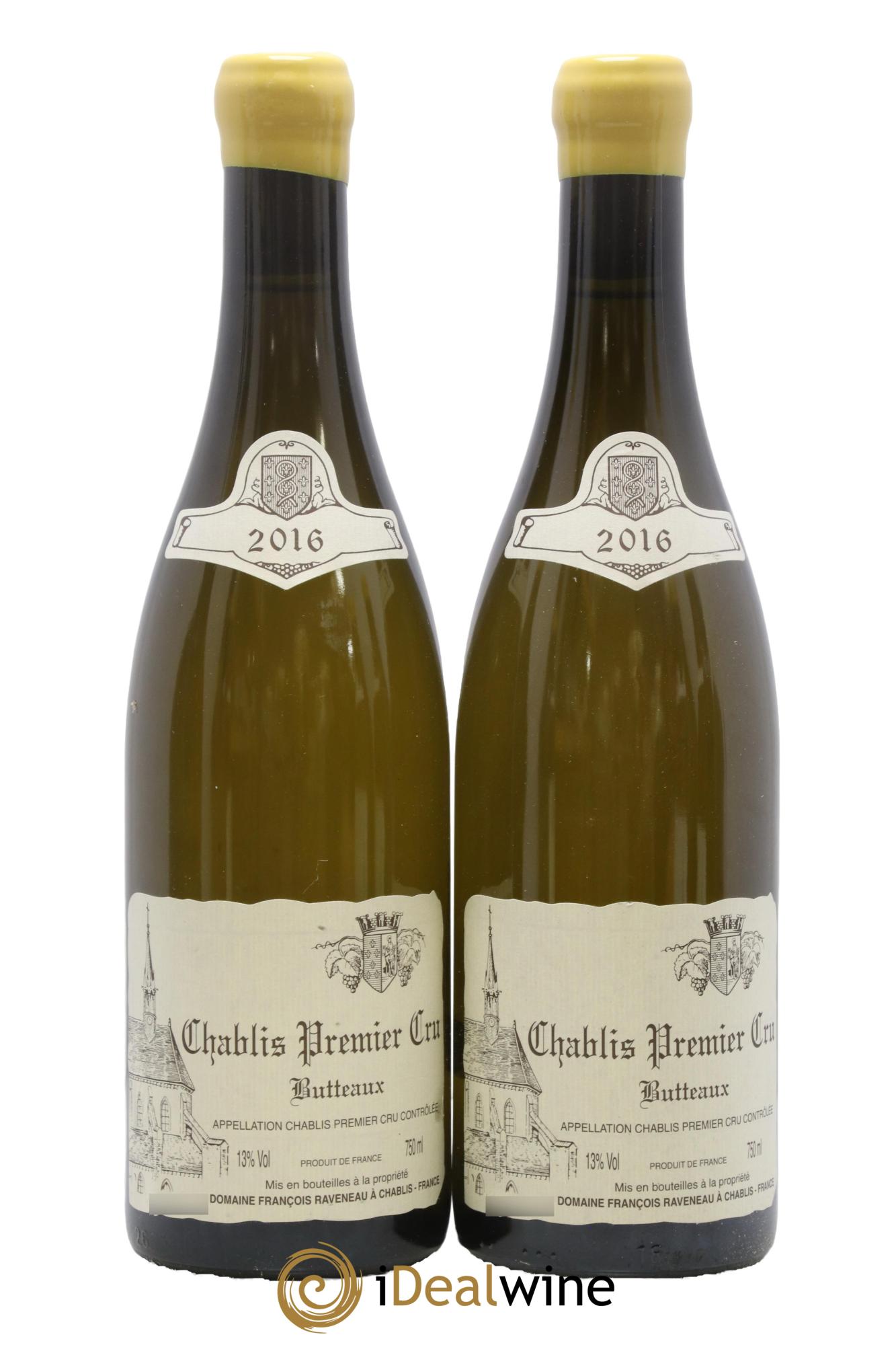 Chablis 1er Cru Butteaux Raveneau (Domaine) 2016 - Lot de 2 bouteilles - 0