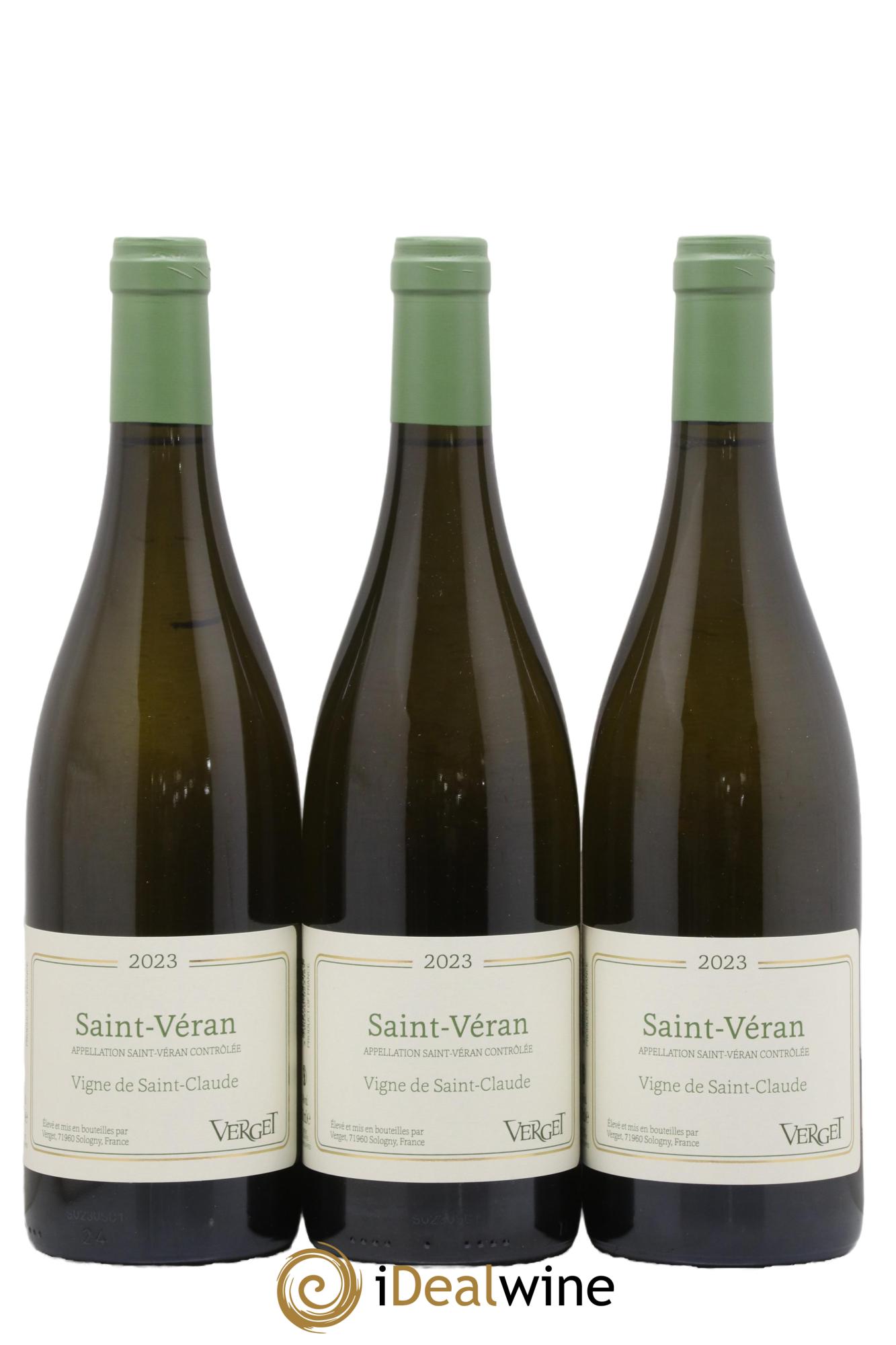 Saint-Véran Vigne de Saint-Claude Verget 2023 - Lot de 3 bouteilles - 0