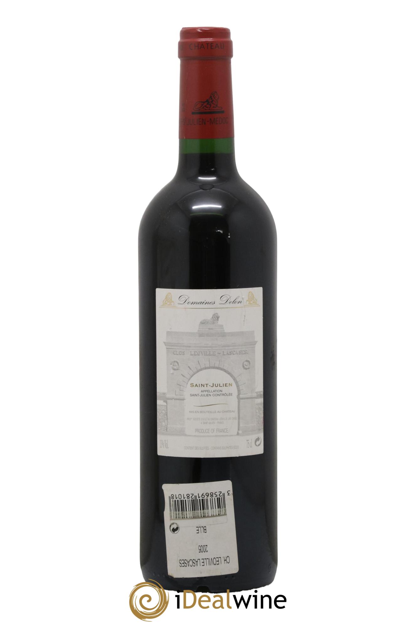 Château Léoville Las Cases 2ème Grand Cru Classé 2005 - Lot de 1 bouteille - 1
