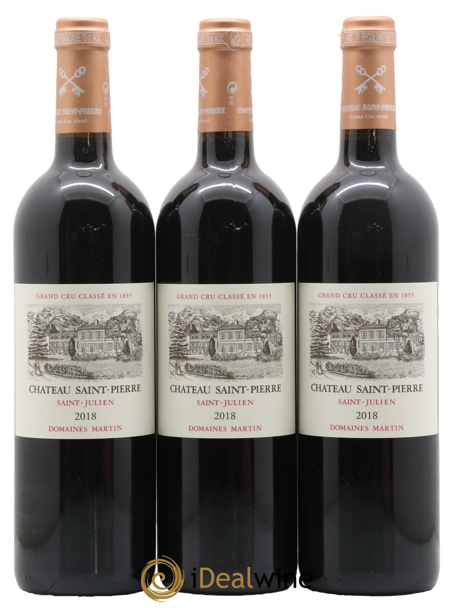 Château Saint-Pierre 4ème Grand Cru Classé 2018 - Lot de 6 bouteilles - 1
