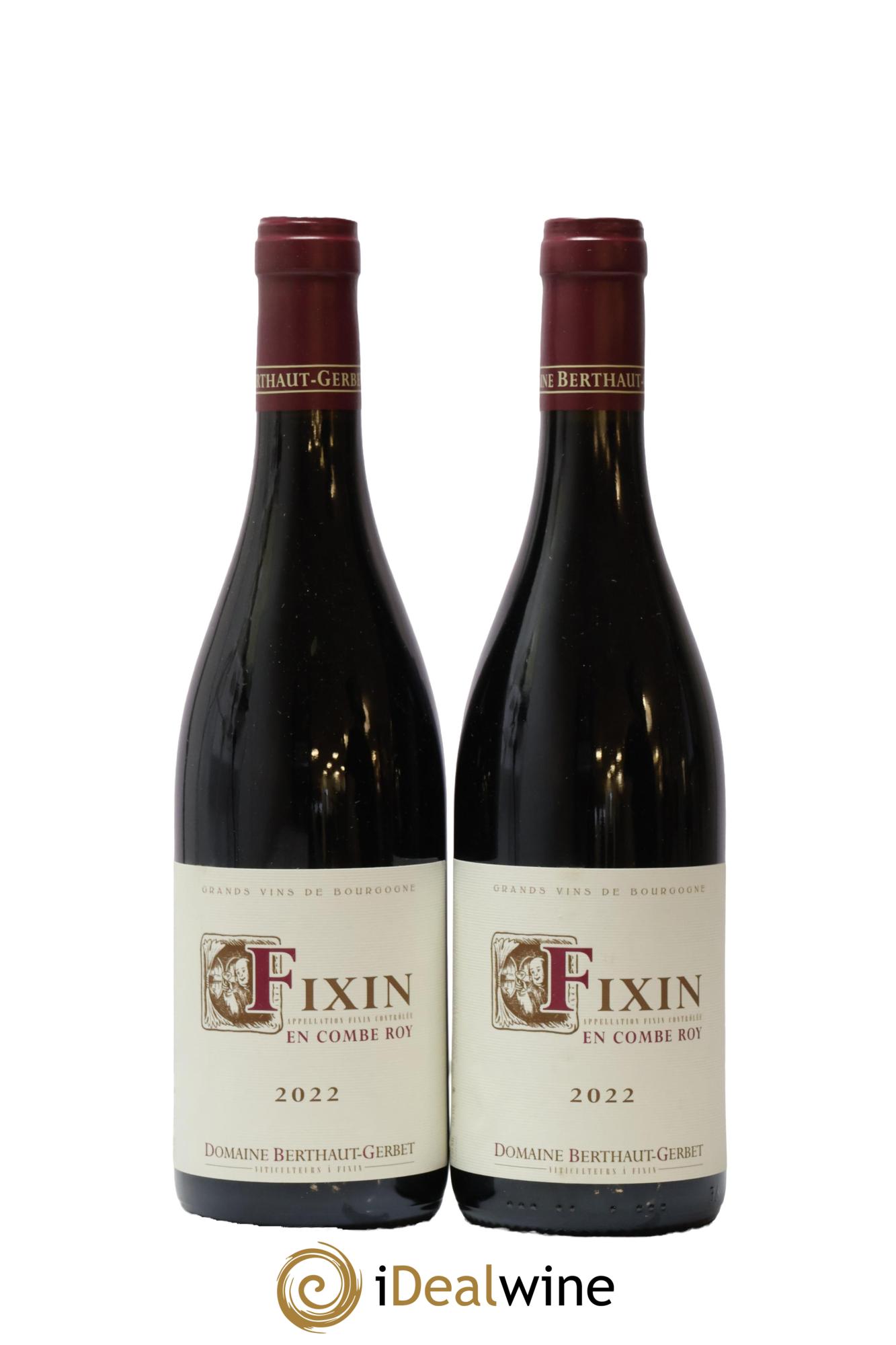 Fixin En Combe Roy Berthaut-Gerbet 2022 - Lot de 2 bouteilles - 0