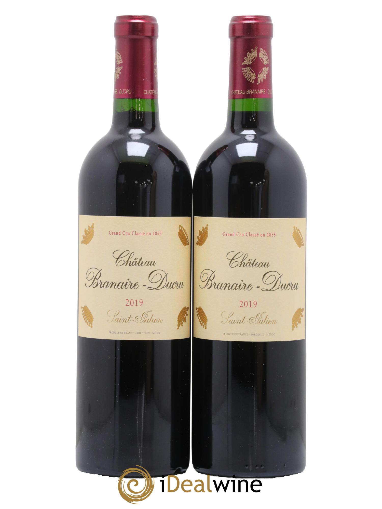 Château Branaire Ducru 4ème Grand Cru Classé 2019 - Lot de 2 bouteilles - 0
