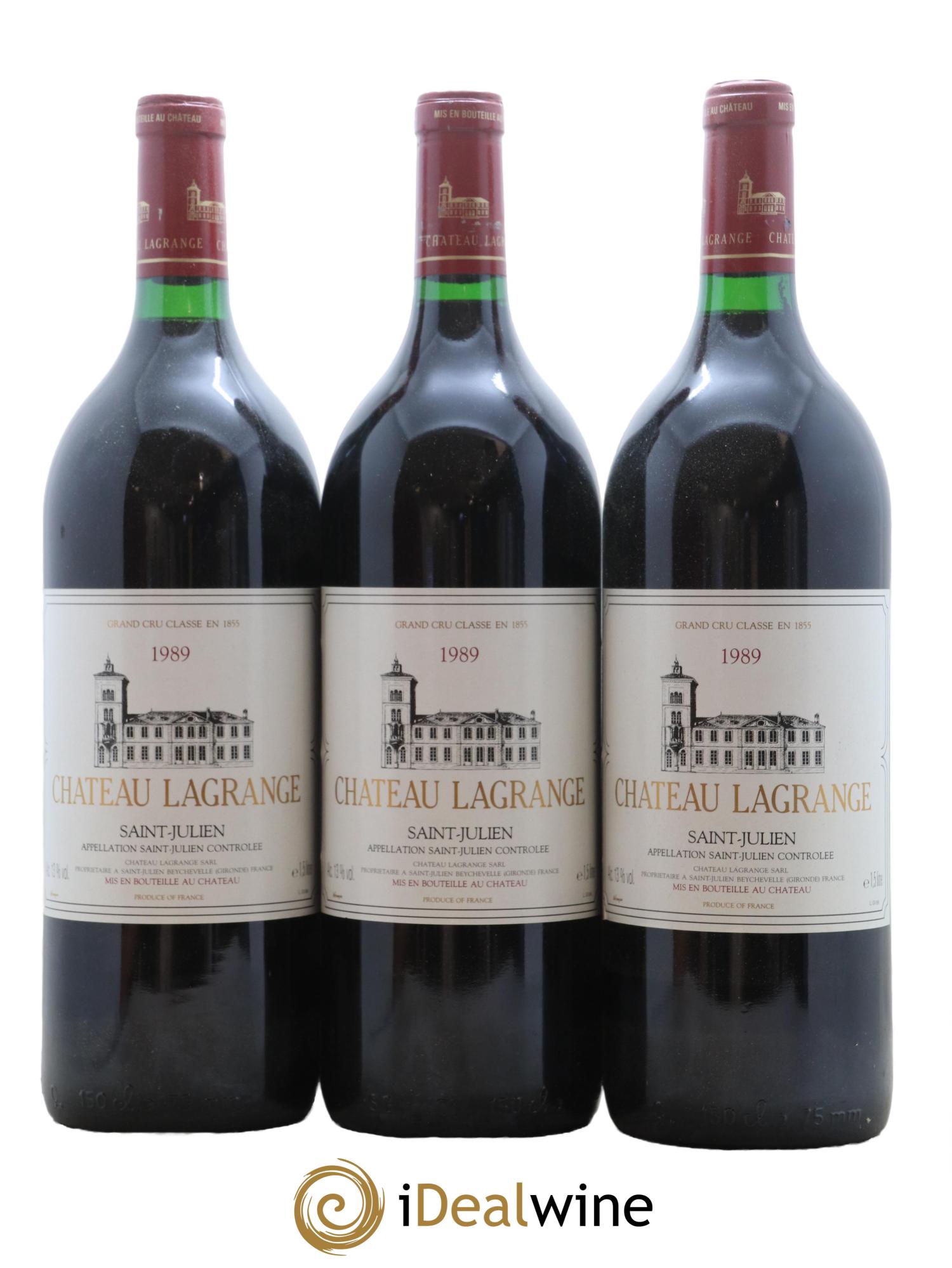 Château Lagrange 3ème Grand Cru Classé 1989 - Lot de 6 magnums - 1