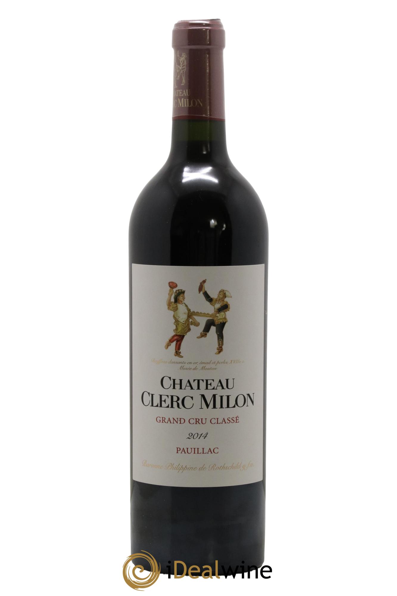 Château Clerc Milon 5ème Grand Cru Classé 2014 - Lot de 1 bouteille - 0