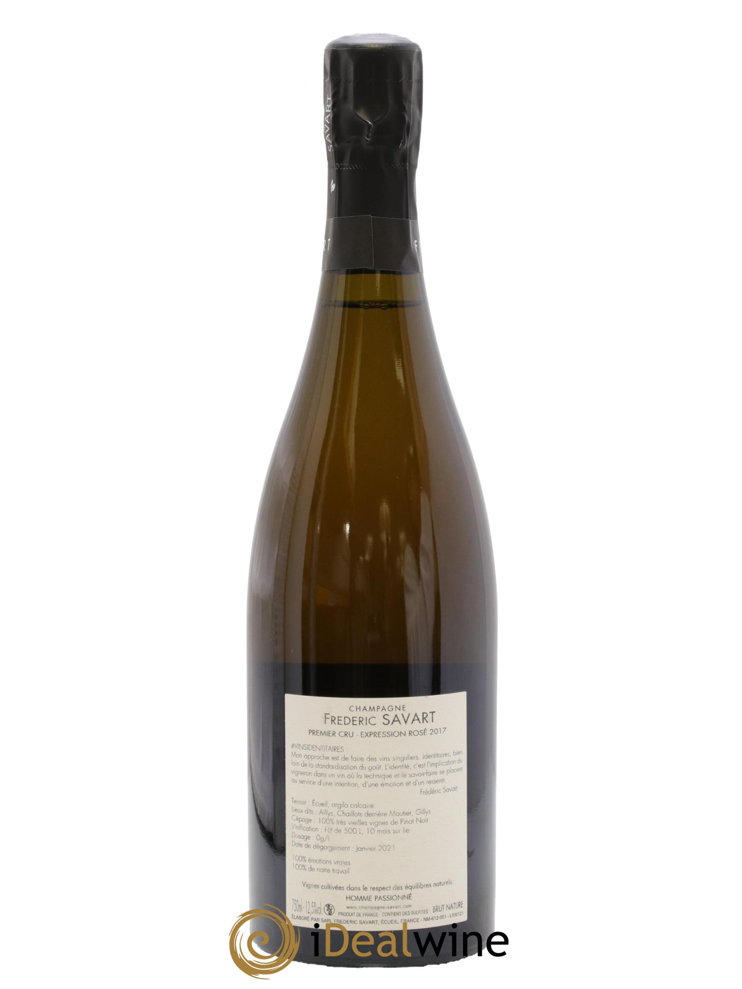 Brut Nature L'Expression Frédéric Savart 2017 - Posten von 1 Flasche - 1