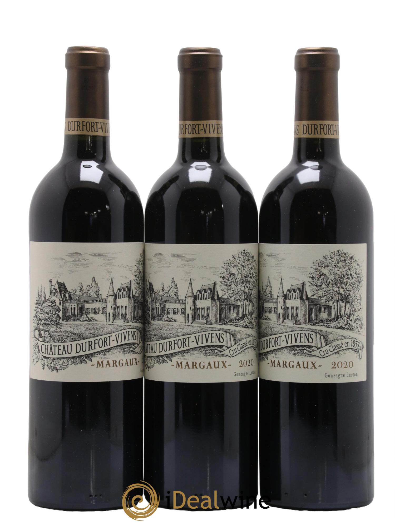 Château Durfort Vivens 2ème Grand Cru Classé 2020 - Lot de 6 bouteilles - 1