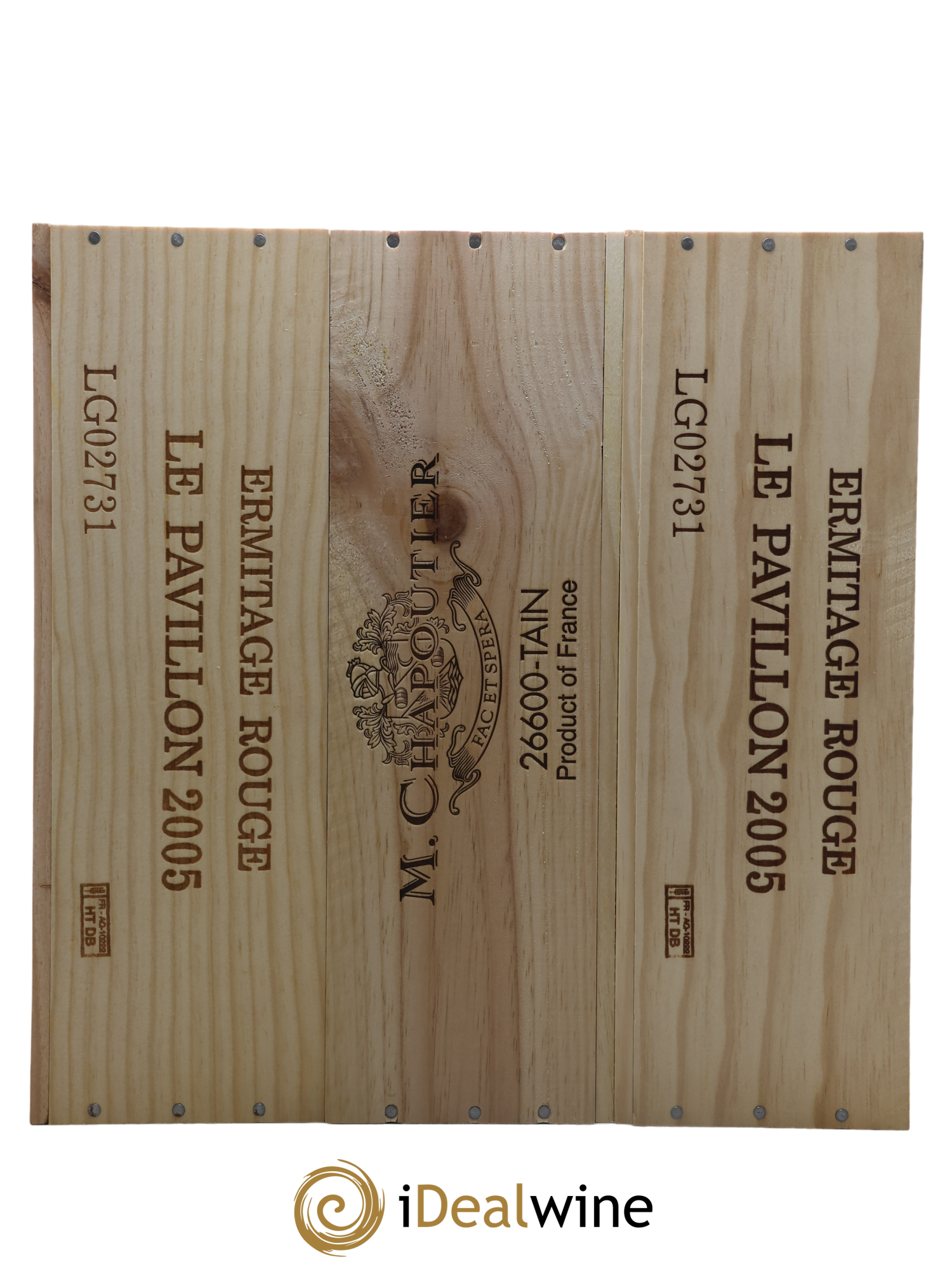 Hermitage Ermitage Le Pavillon Chapoutier 2005 - Posten von 3 Magnum - 3