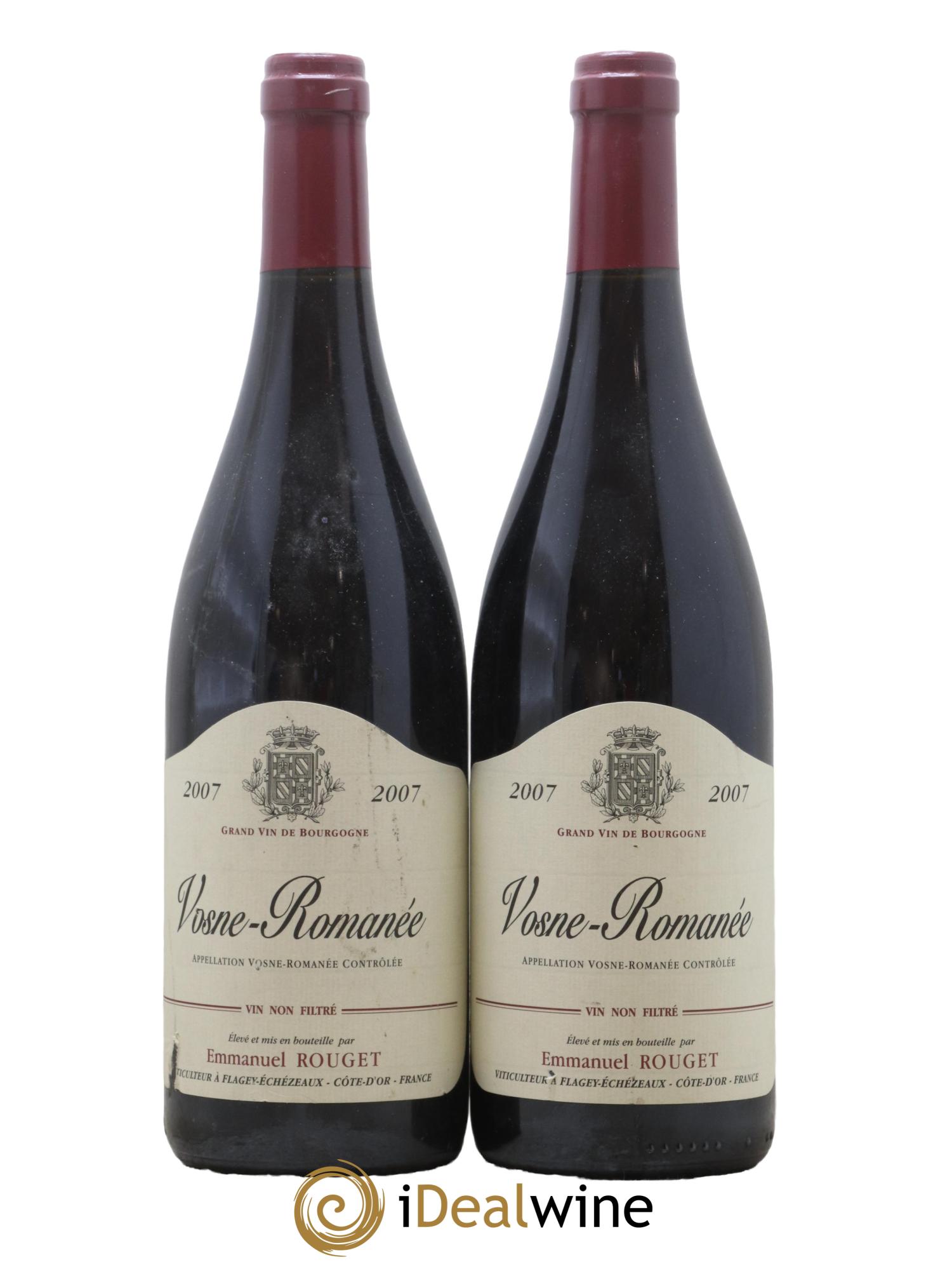 Vosne-Romanée Emmanuel Rouget 2007 - Lot of 2 bottles - 0