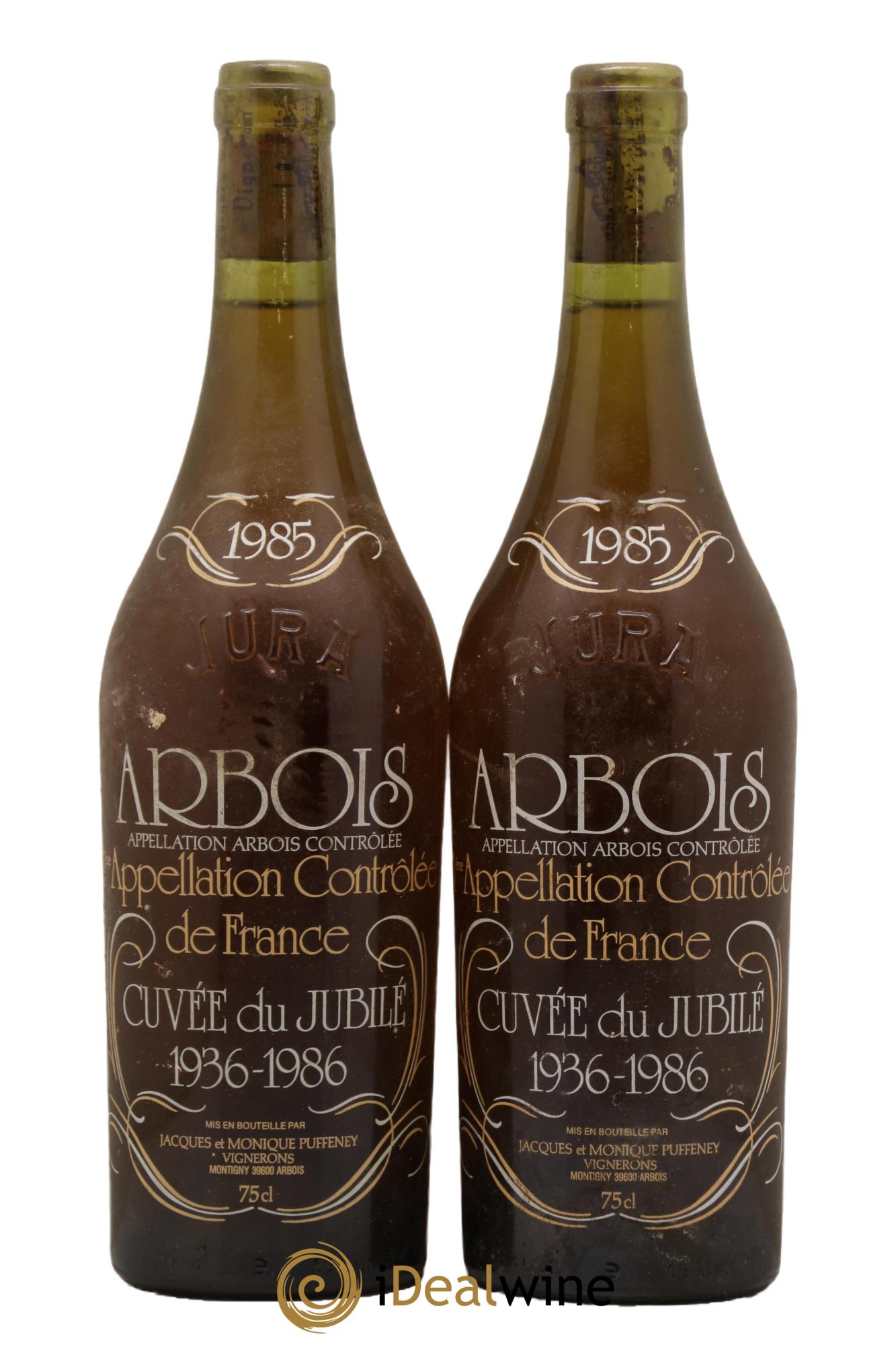 Arbois Cuvee du Jubile Domaine Puffeney 1985 - Lot de 2 bouteilles - 0