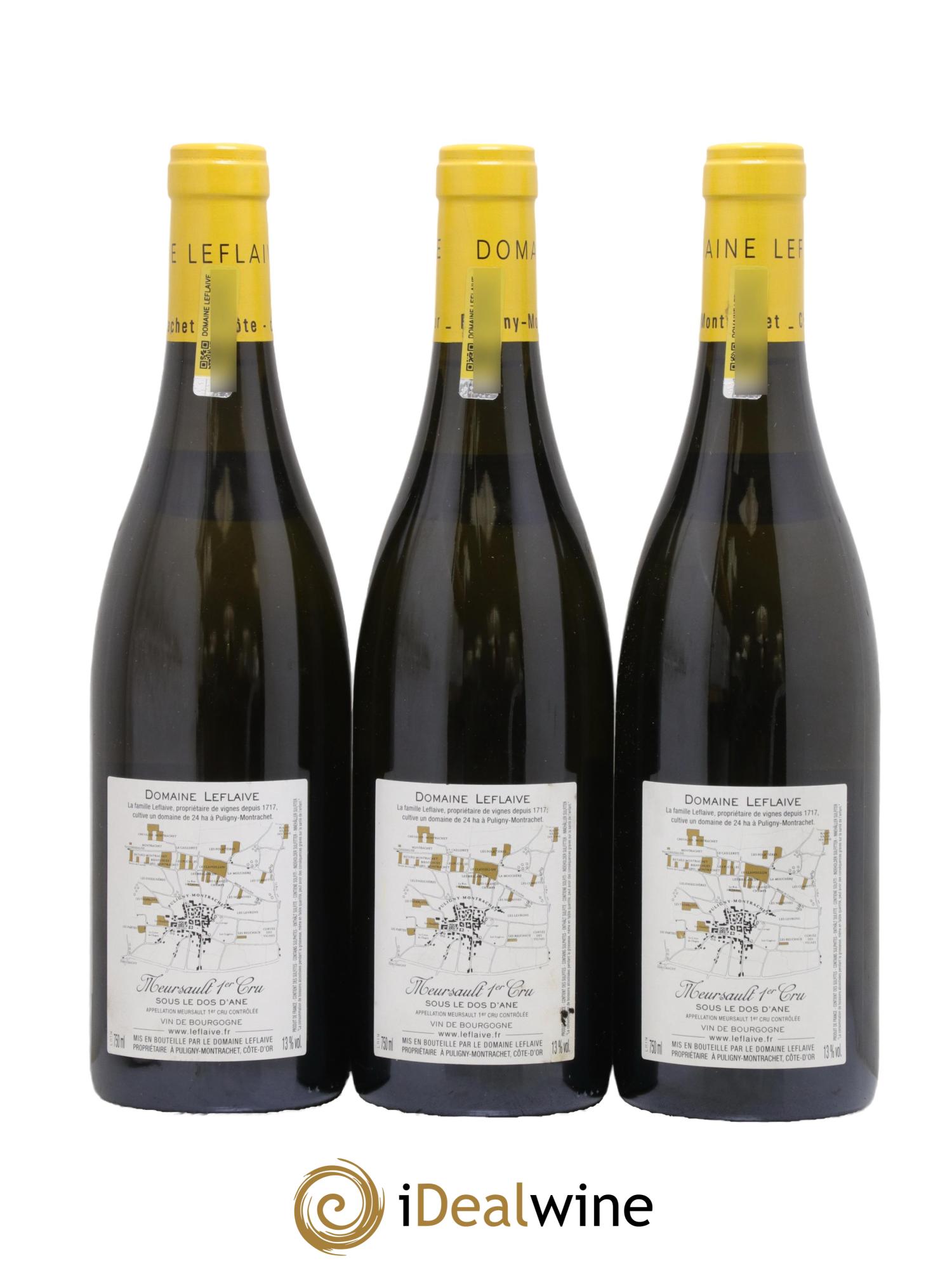 Meursault 1er Cru Sous le Dos d'Ane Leflaive (Domaine) 2014 - Posten von 3 Flaschen - 1
