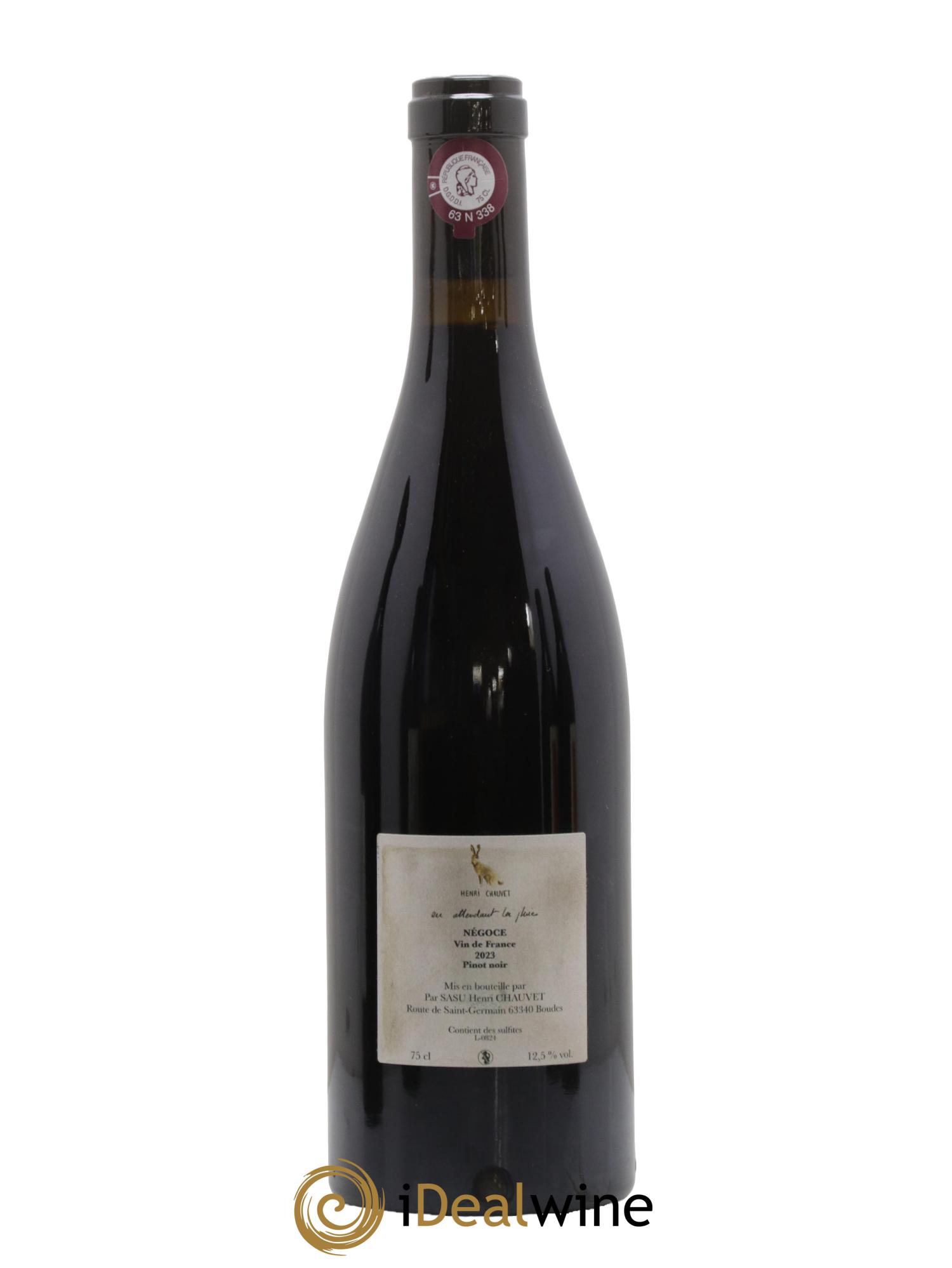 Vin de France En Attendant La Pluie Henri Chauvet 2023 - Lot de 1 bouteille - 1