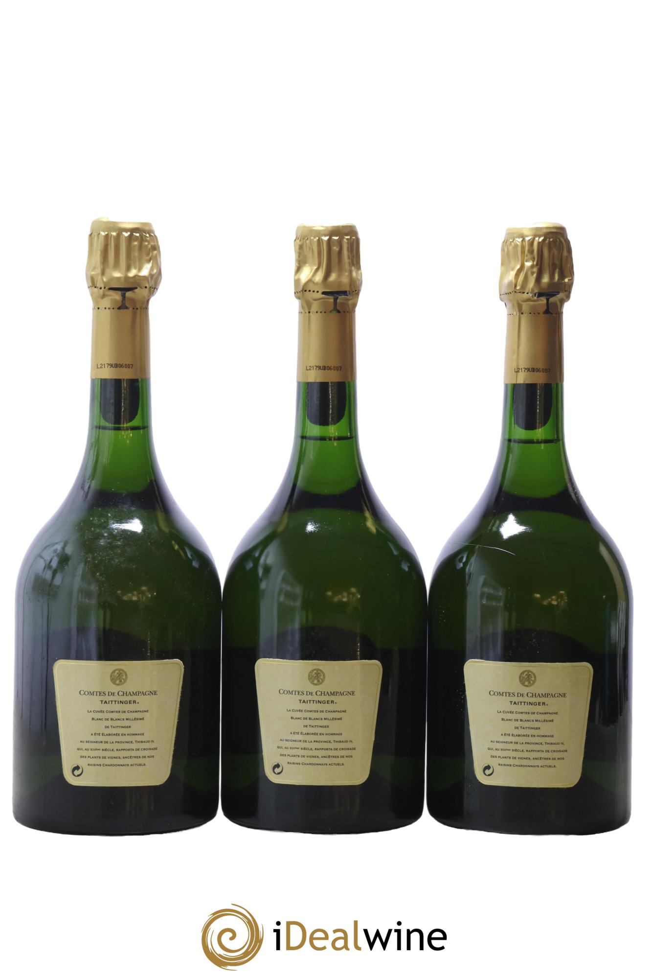 Comtes de Champagne Taittinger 1995 - Lotto di 3 bottiglie - 1