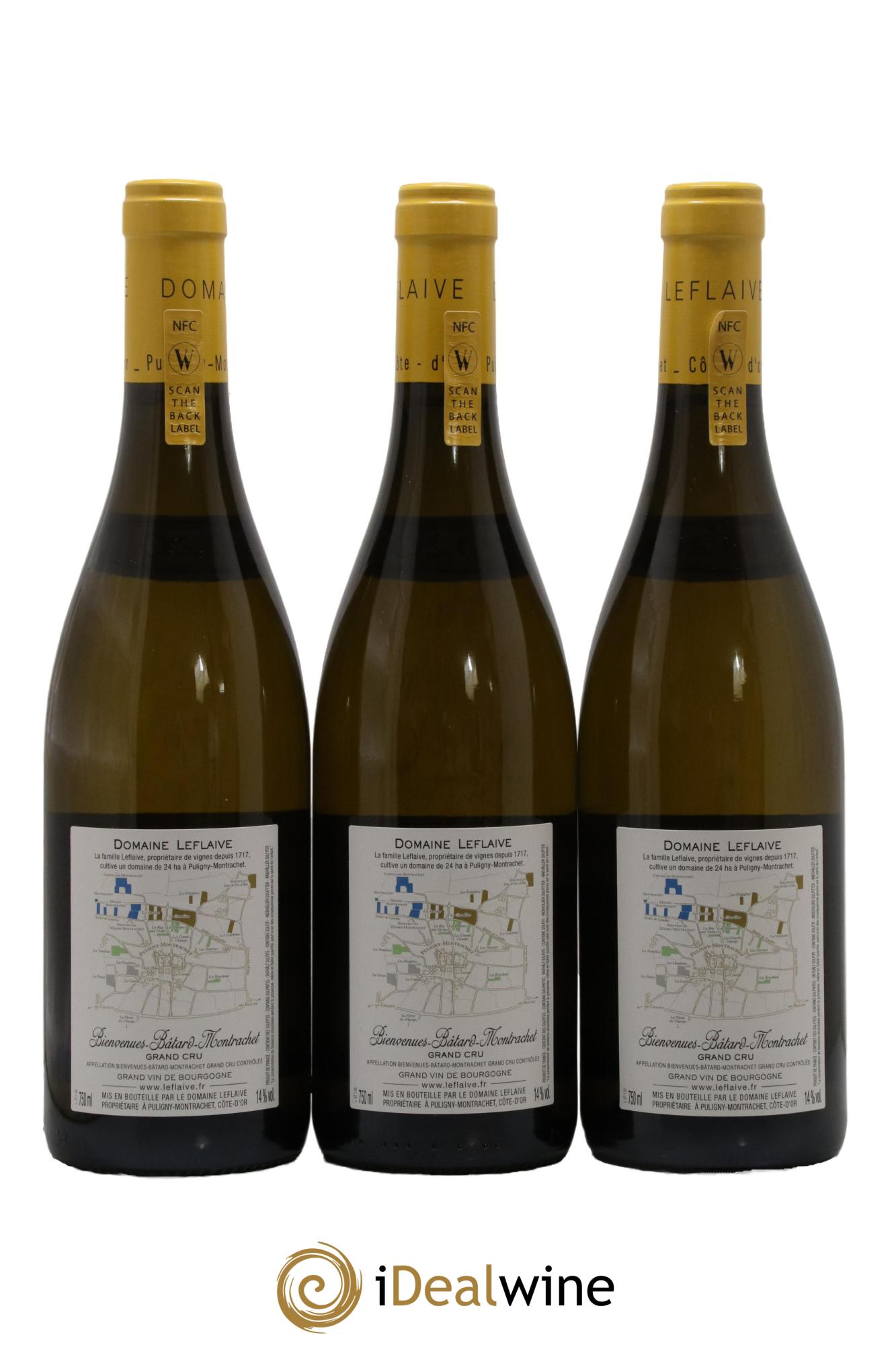 Bienvenues-Bâtard-Montrachet Grand Cru Leflaive (Domaine) 2020 - Lot of 3 bottles - 1