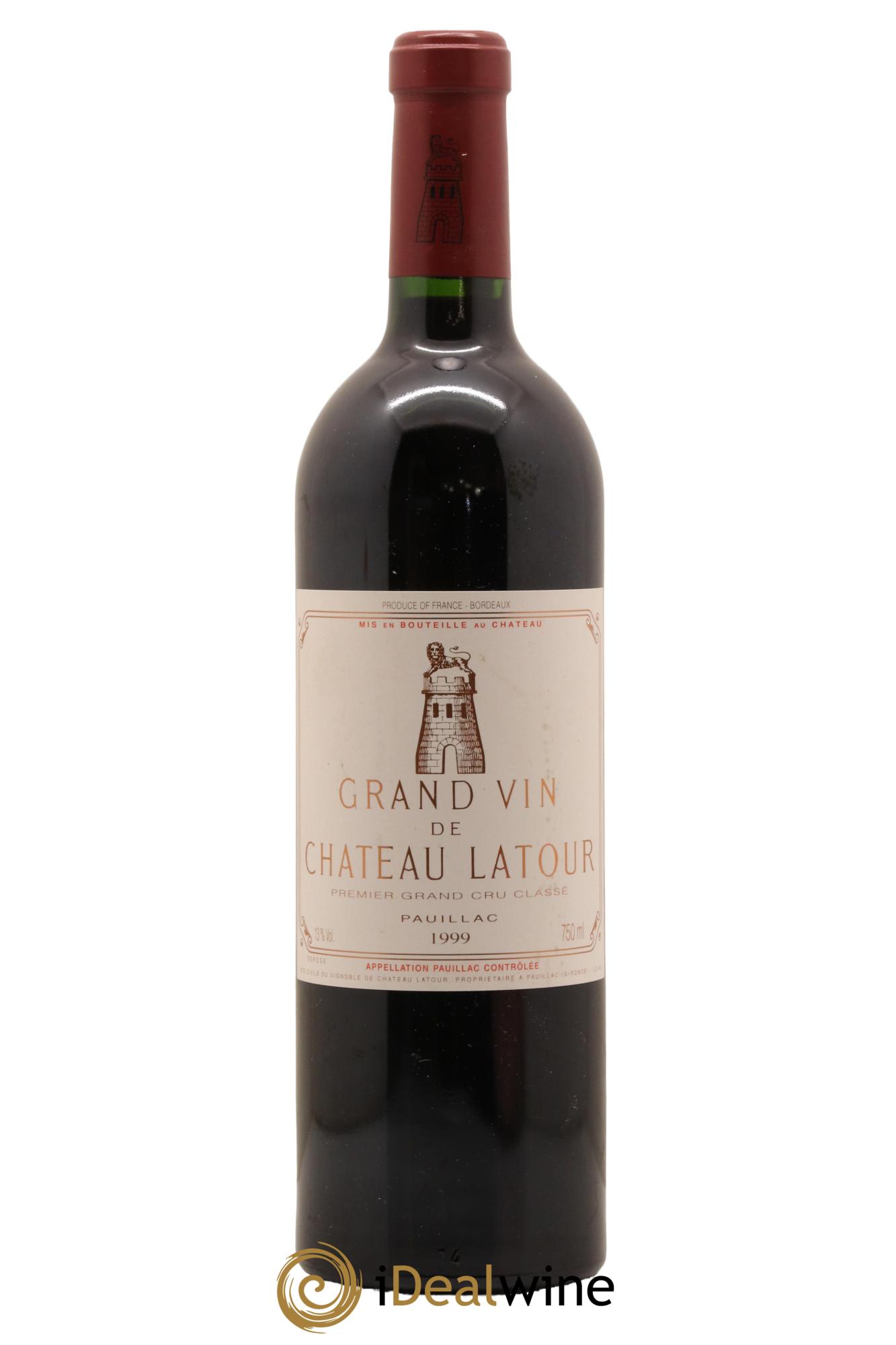 Château Latour 1er Grand Cru Classé 1999 - Lot de 1 bouteille - 0