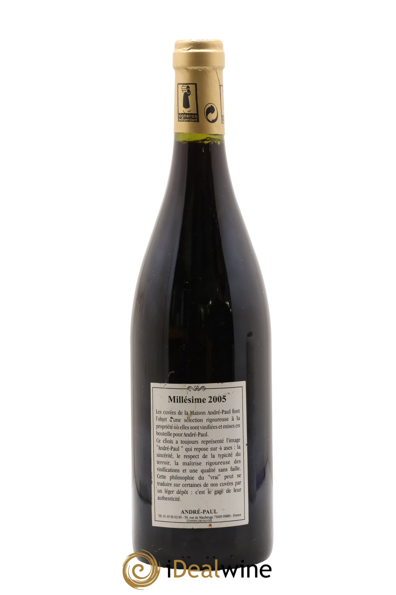 Crozes-Hermitage Les Mejeans Domaine Philippe Belle 2005 - Lot de 1 bouteille - 1