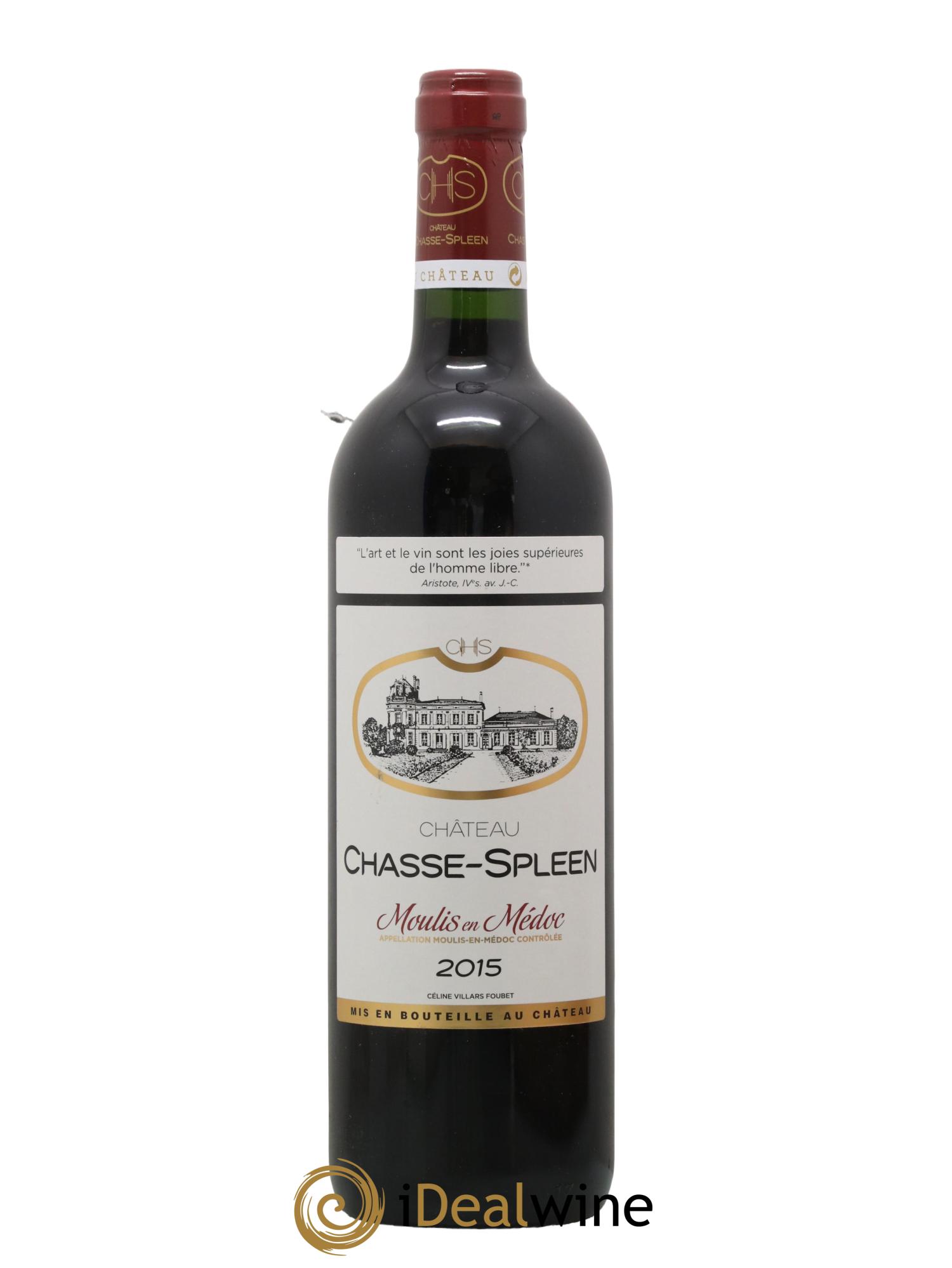 Château Chasse Spleen 2015 - Lot de 1 bouteille - 0