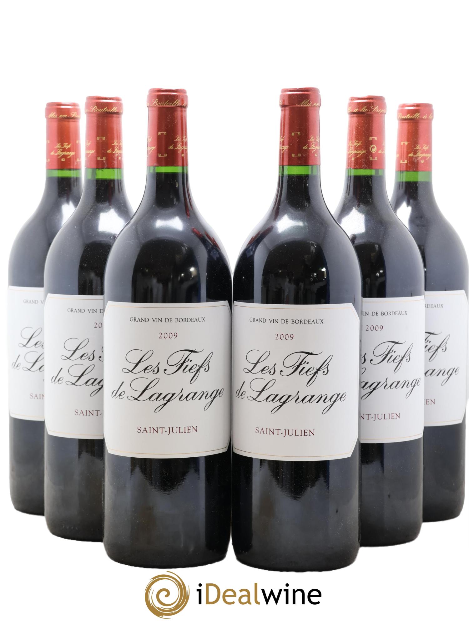 Les Fiefs de Lagrange Second Vin 2009 - Lot de 6 magnums - 0