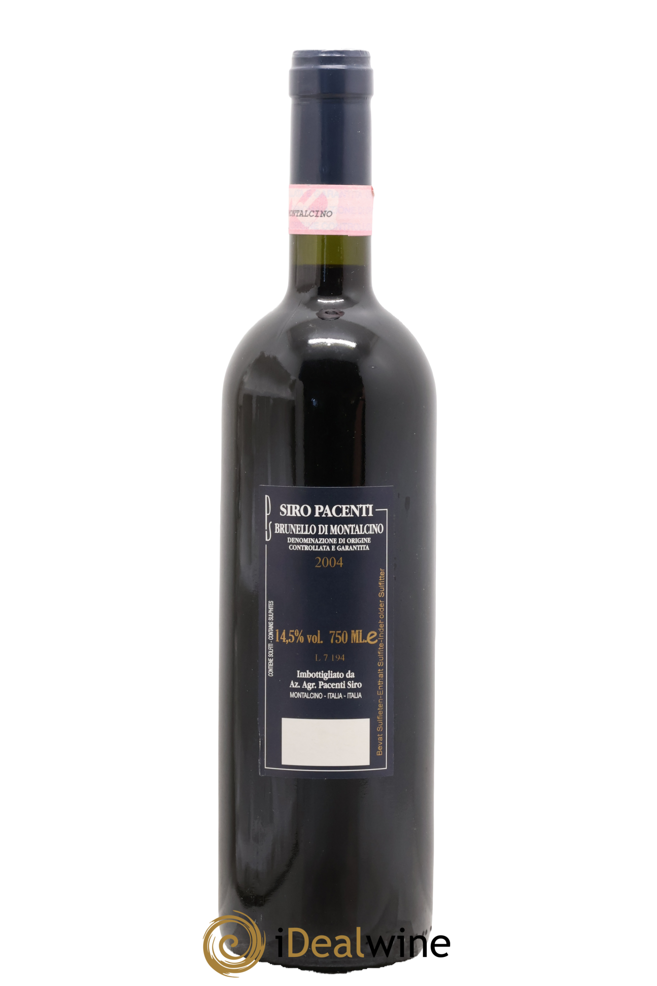 Brunello di Montalcino DOCG Riserva PS Siro Pacenti 2004 - Lot of 1 bottle - 1